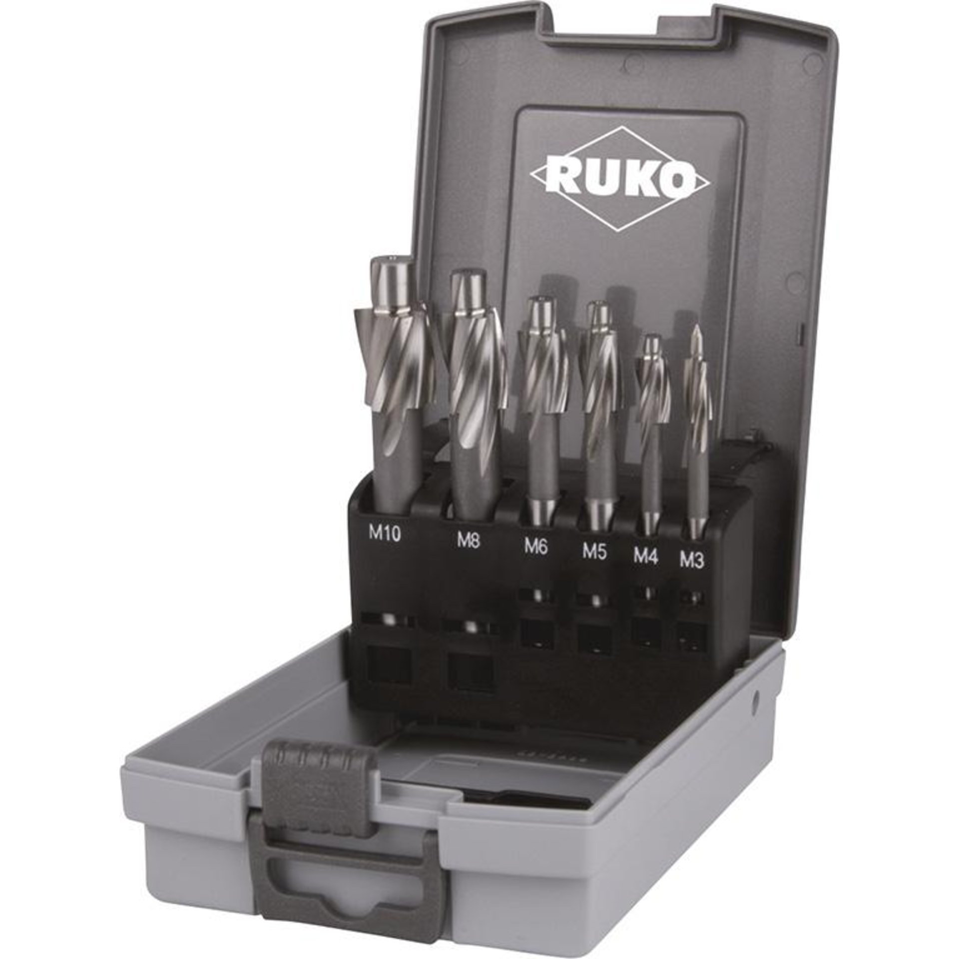Flachsenker-Satz DIN373 HSS M3-M10 mittel f. DL Ku-Kassette RUKO