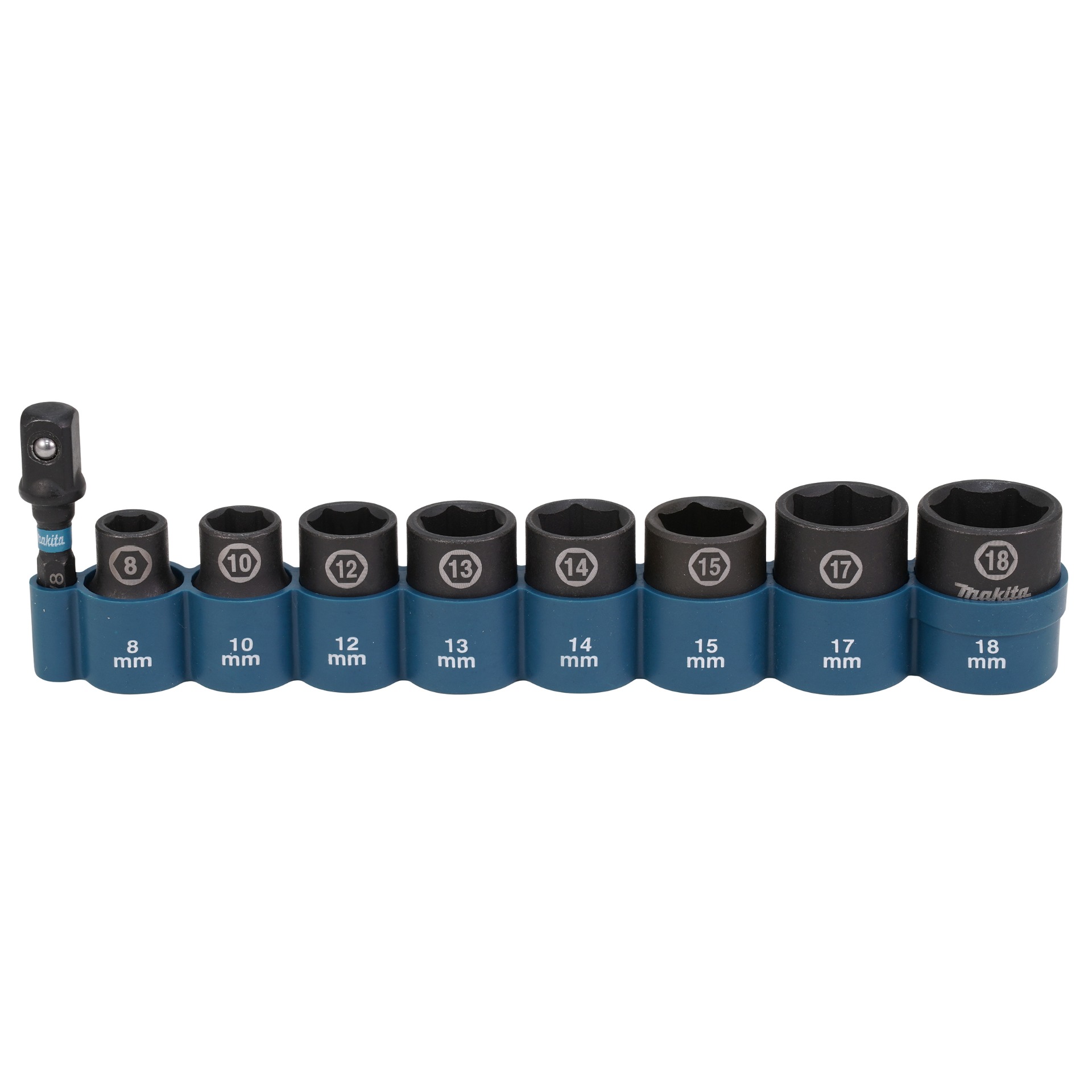 Schlagnuss-Set 9-tlg. 3/8" Impact Black