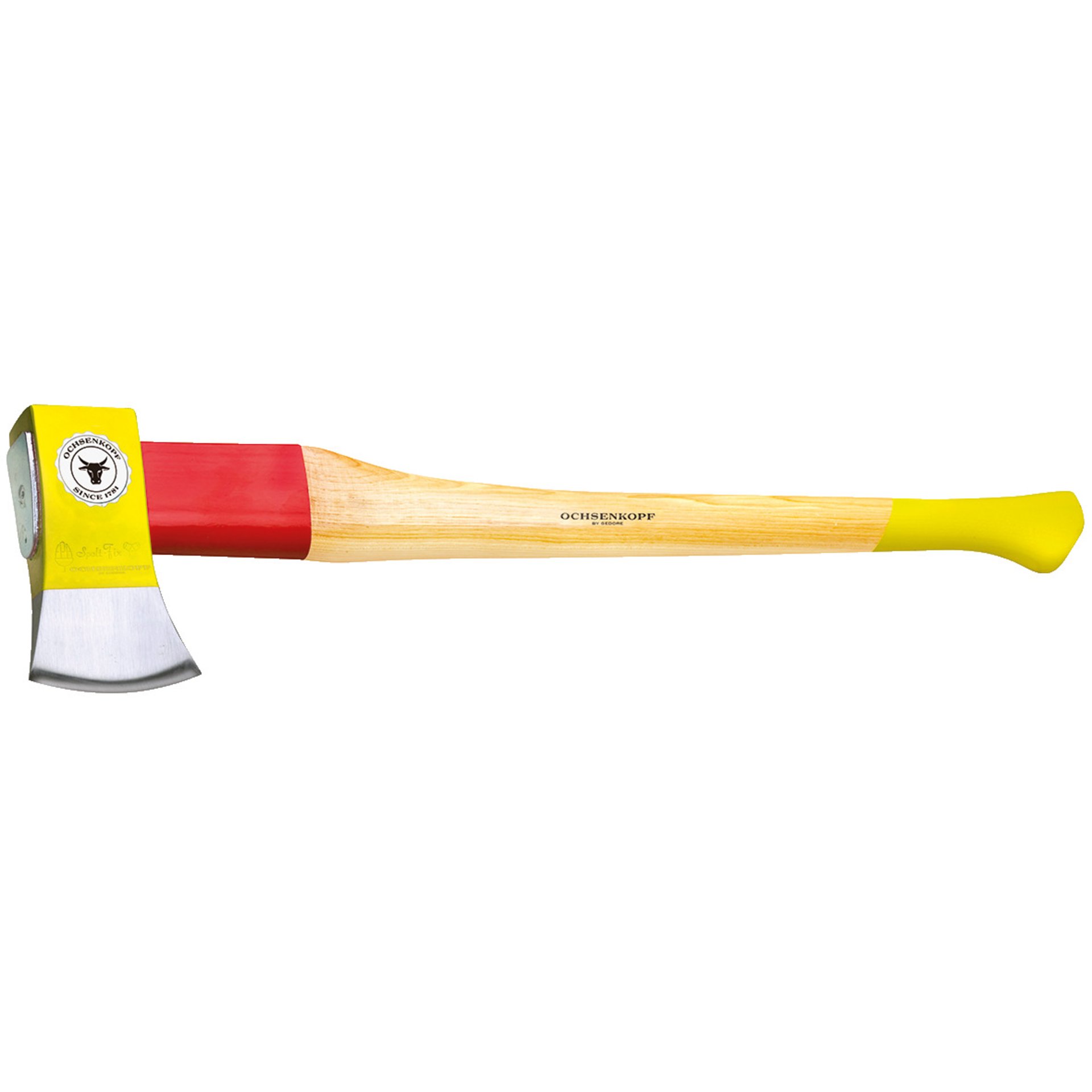 OX 648 H-1257 SPALT-FIX-Axt ROTBAND-PLUS mit 70cm Hickorystiel