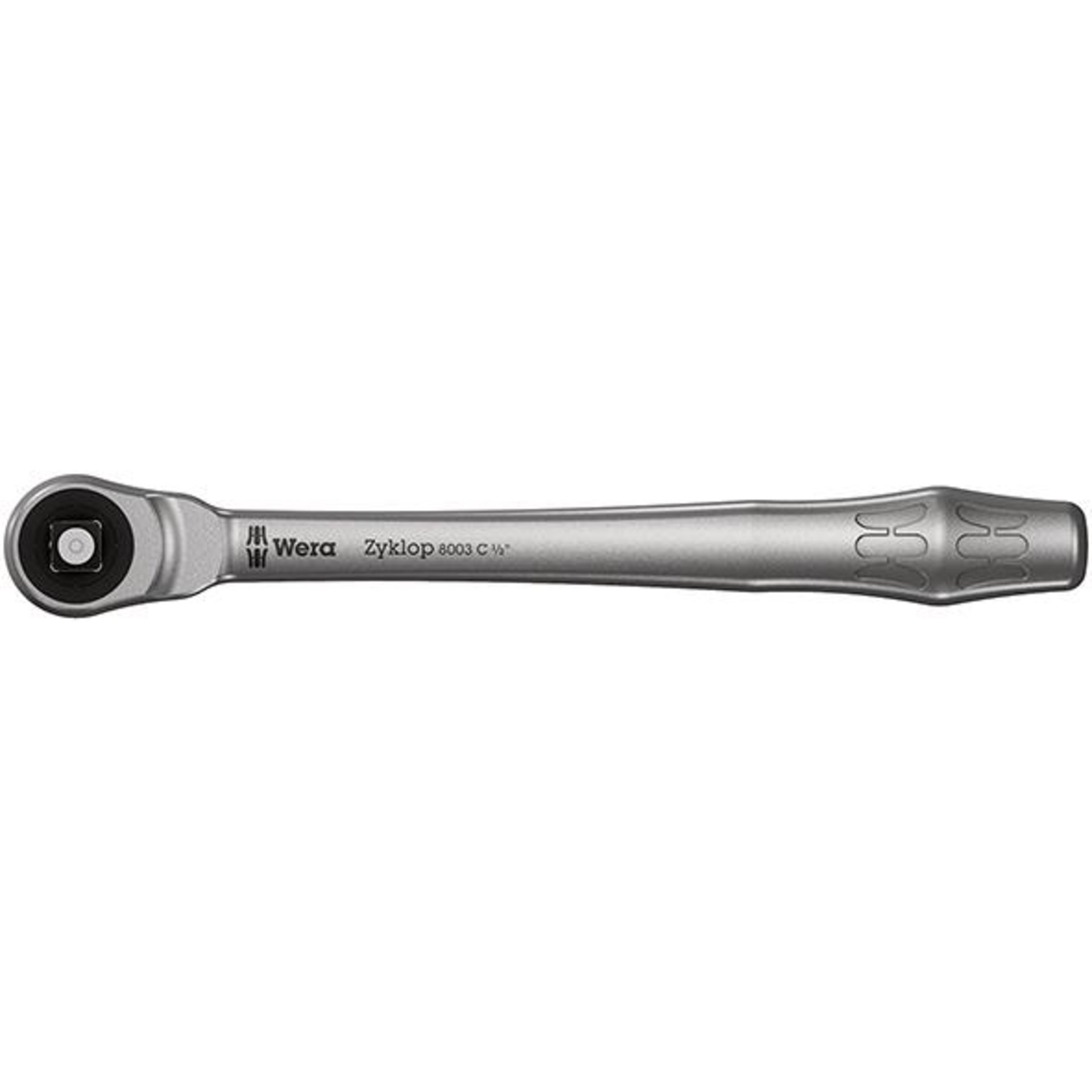 Durchsteck-Knarre ZYKLOP metal push 1/2" Wera