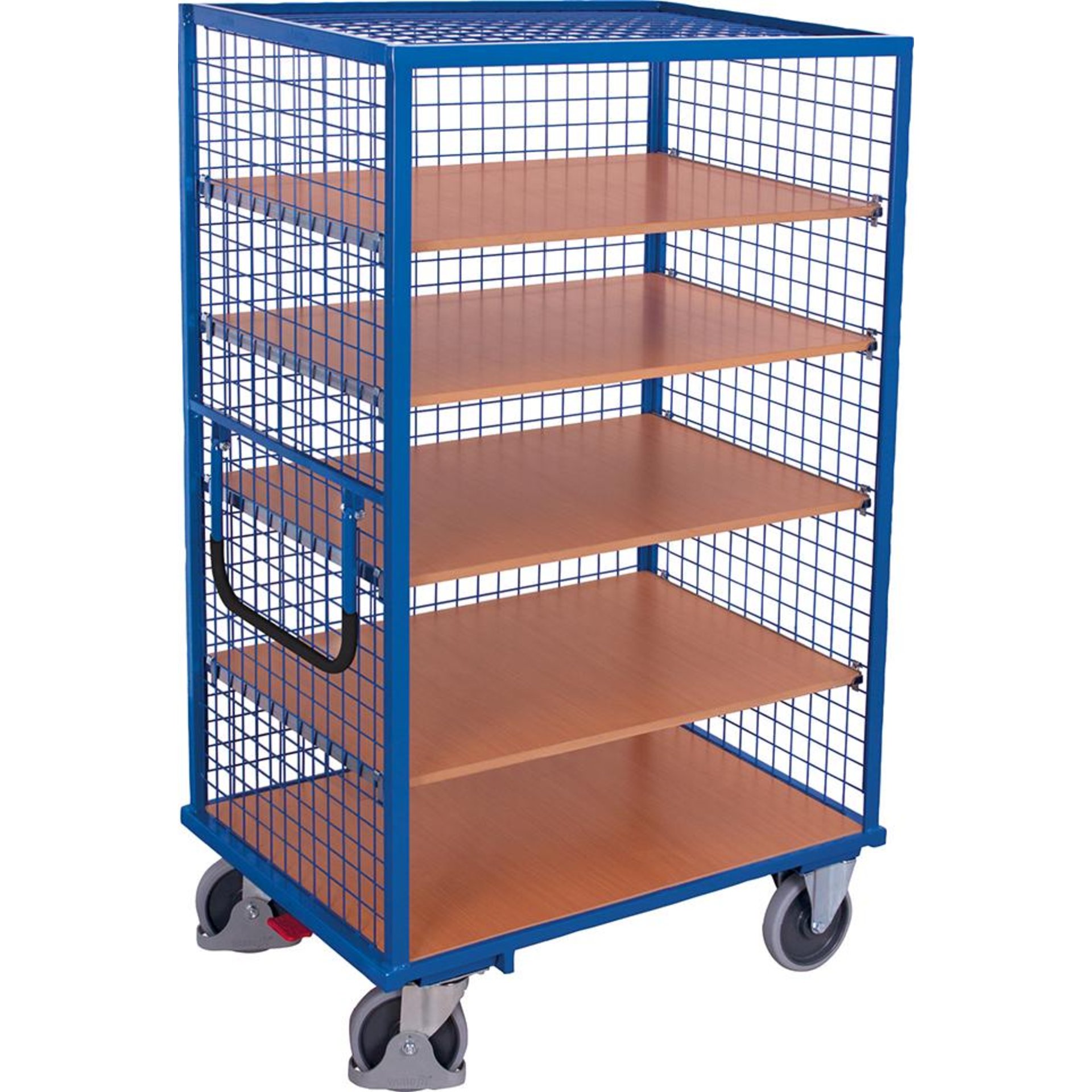 Etagenwagen mit Drahtgitter-Wänden