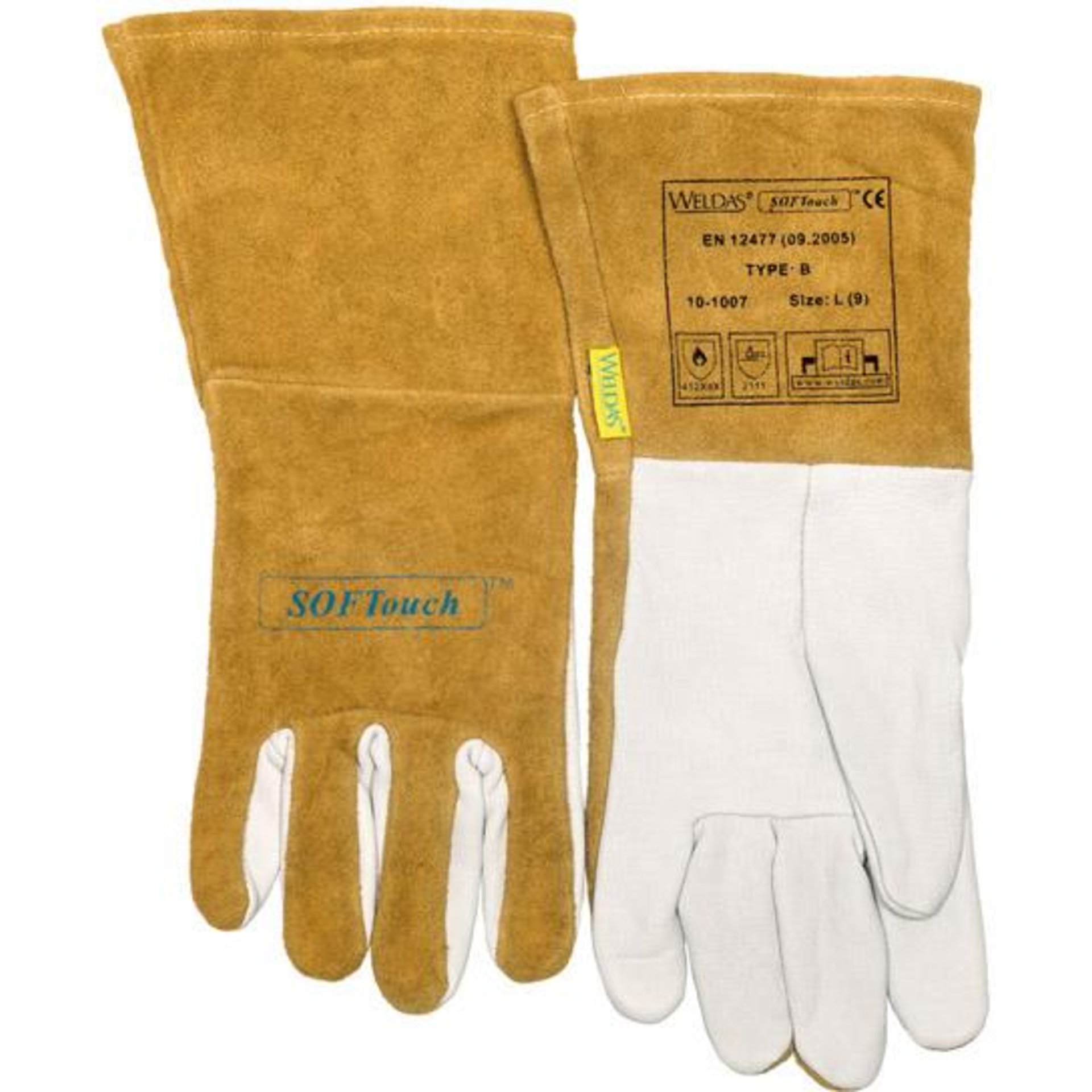 WIG-Hands. Ziegenleder Gr. L 1Paar WELDAS