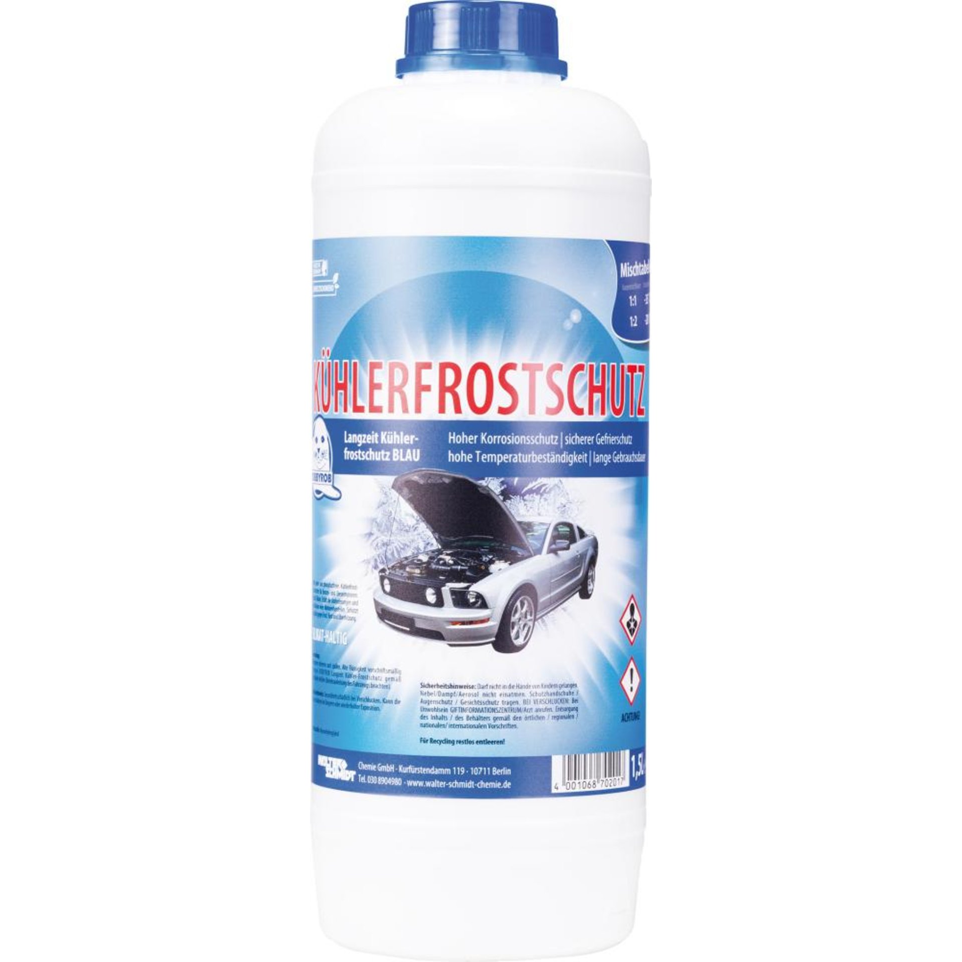 Kühlerfrostschutz R11 blau 1,5 Liter Robbyrob