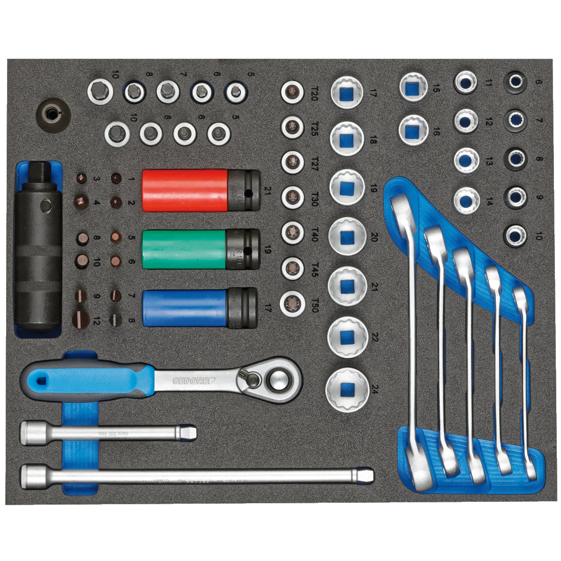 TS CT2-D30 Werkzeugsortiment in 2/4 Check-Tool-Modul
