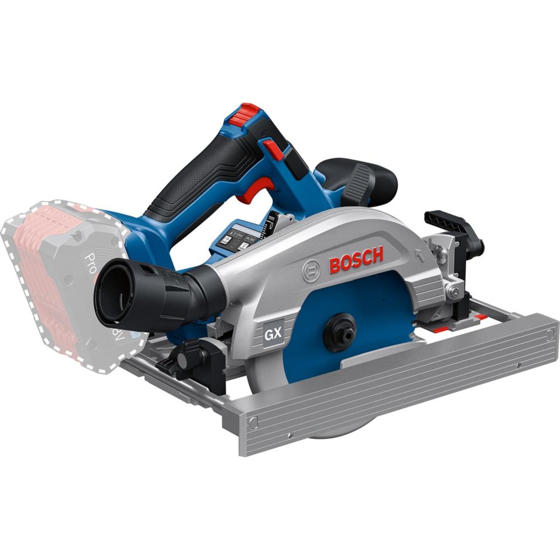 Akku-Handkreissäge solo GKS 18V-57-2 GX Bosch ohne Akku ohne Ladegerät L-Boxx