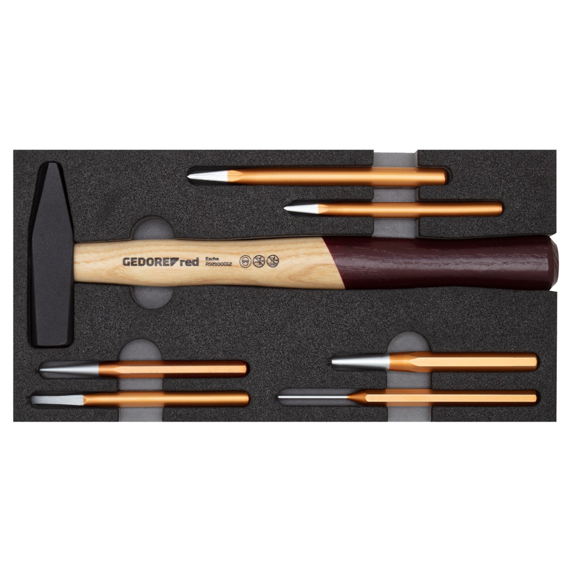 R22150019 Hammer-/Meißelsatz 2/6 CT-Modul 7-teilig