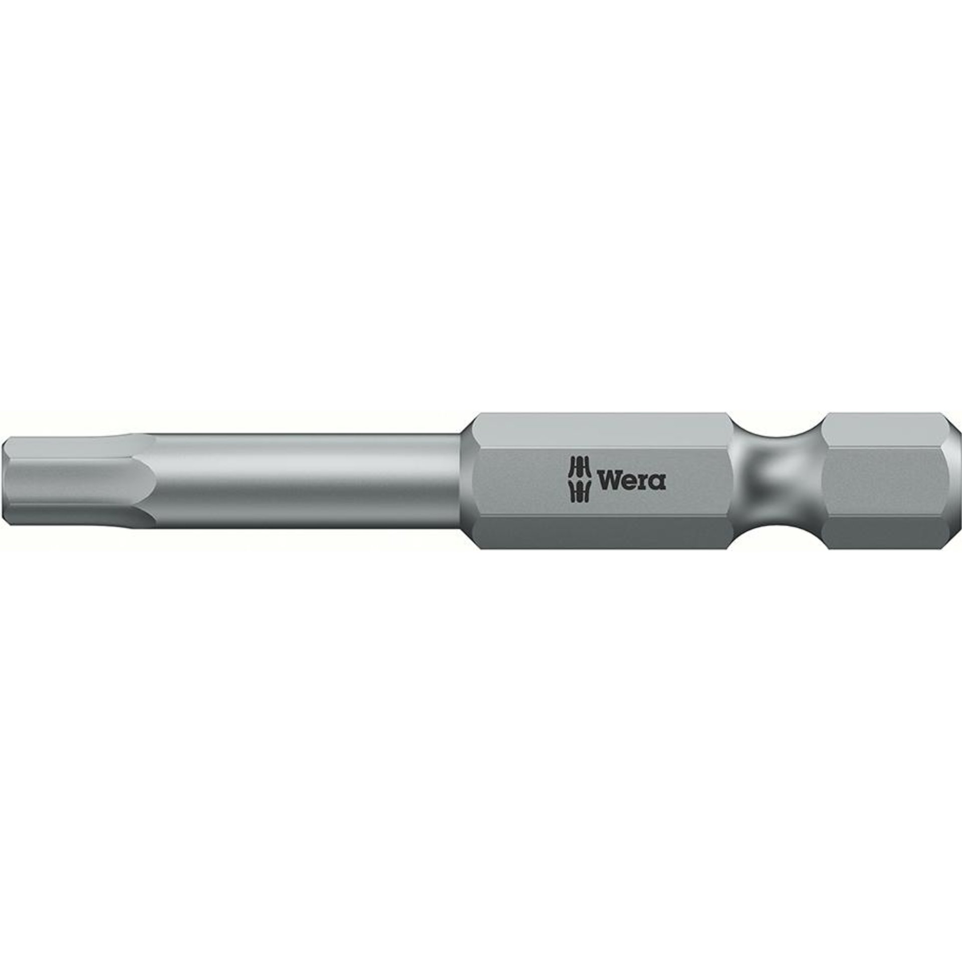 Bit zähhart 1/4" DIN 3126 E6,3 Innensechskant 6x50mm Wera