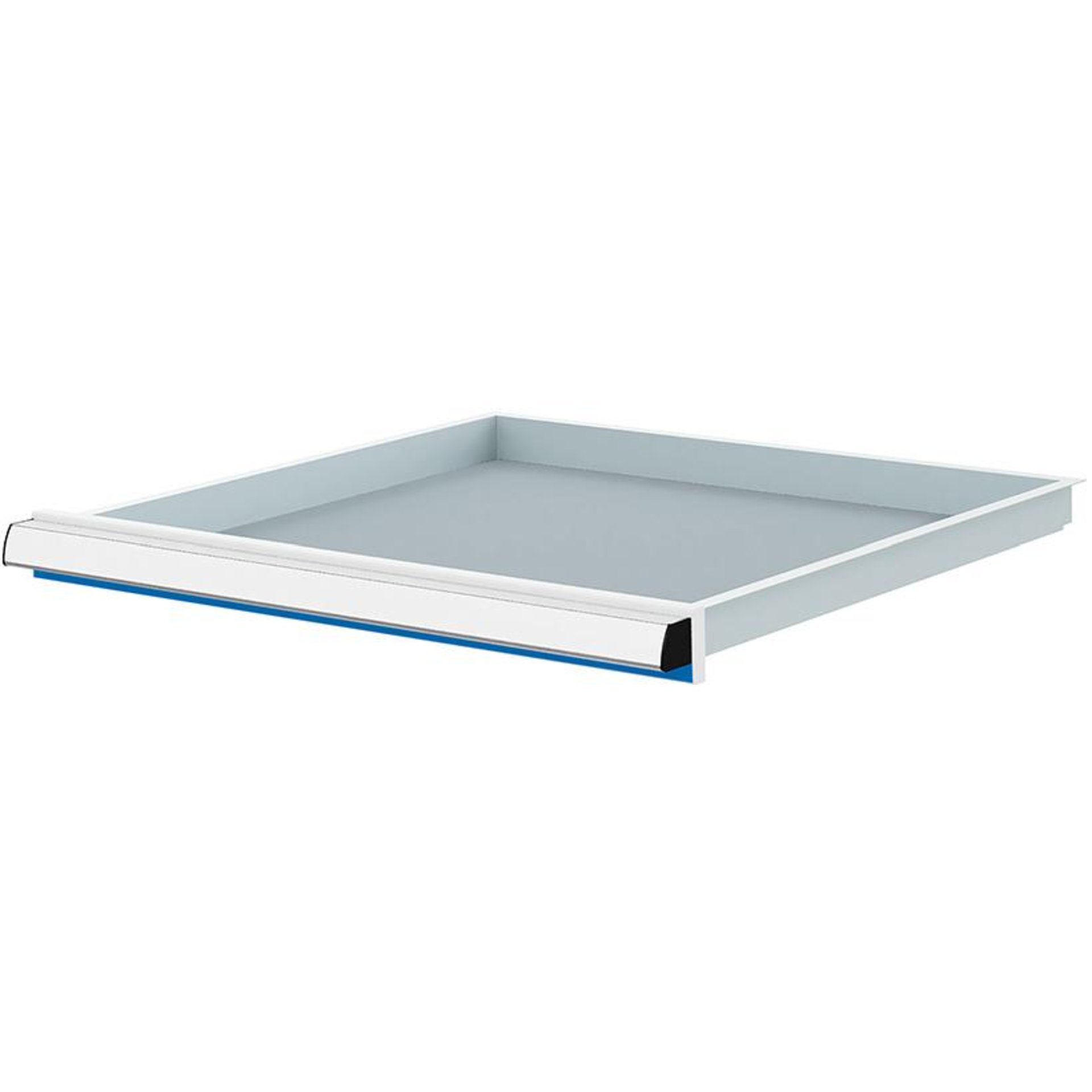 Schublade einzeln, Front RAL 5012, Baukastensystem
