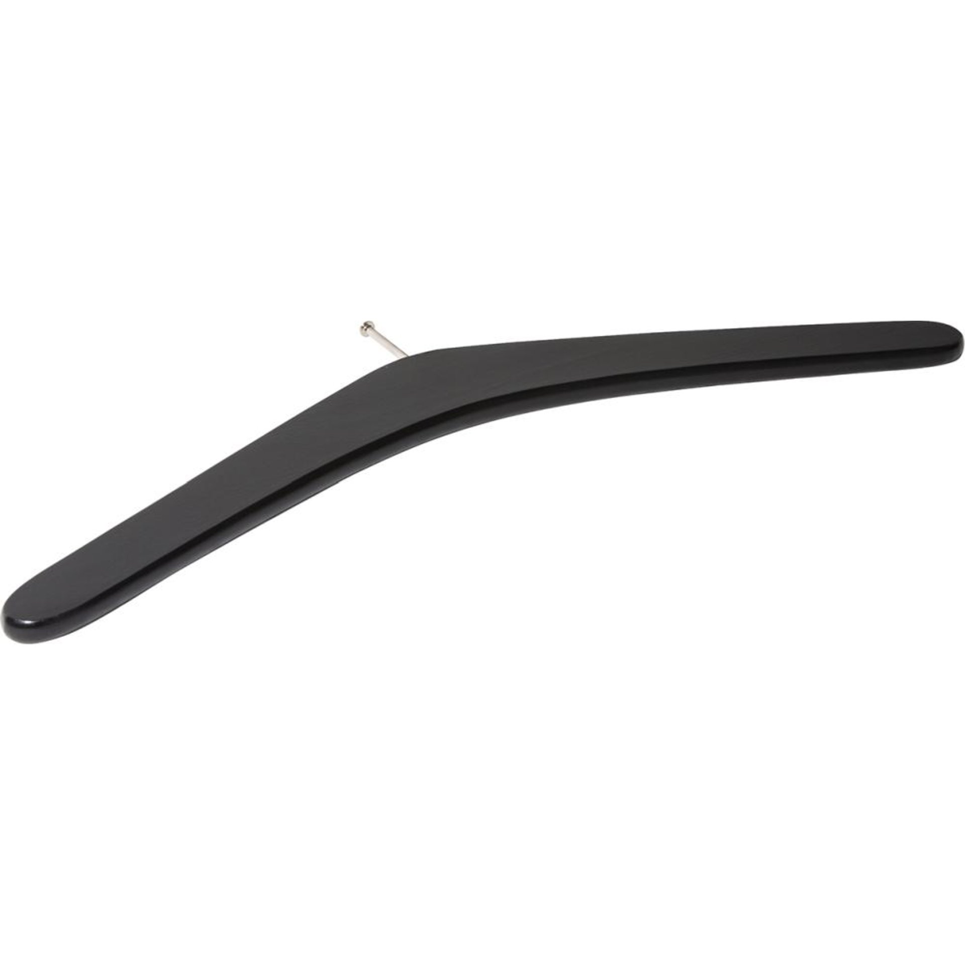 Kleiderbügel aus Hartholzfür Serie Classic Farbe Schwarz mit Spezialaufhängung