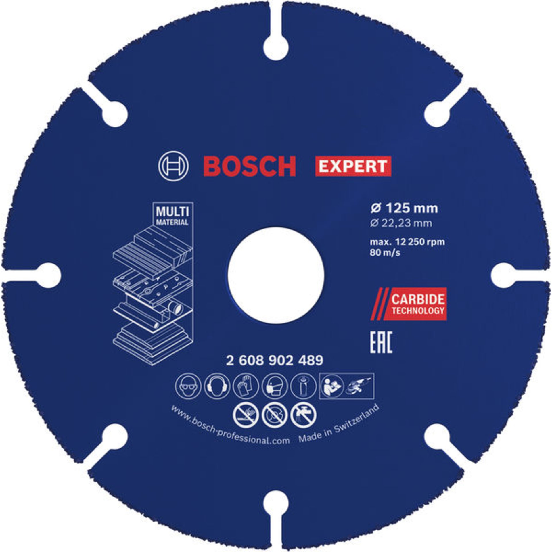 EXPERT Multi Material Carbide-Trennscheibe, 125 x 22,23 mm