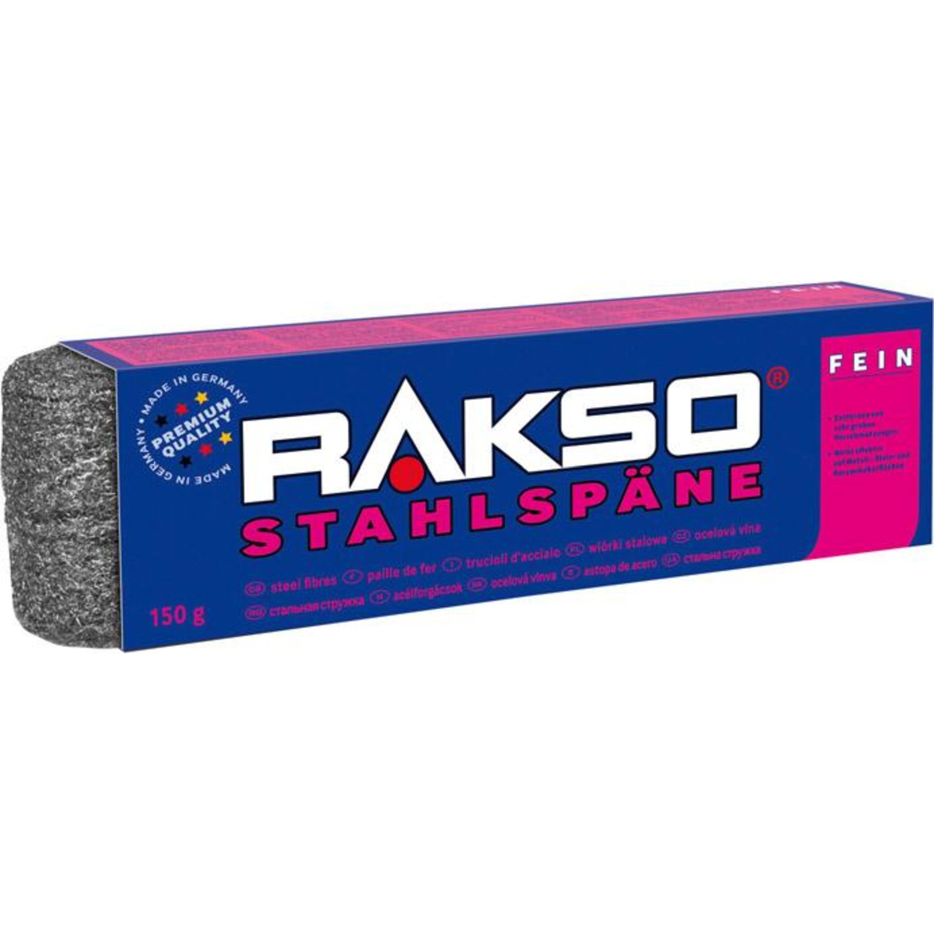 Stahlspäne grob a 150 g Rakso