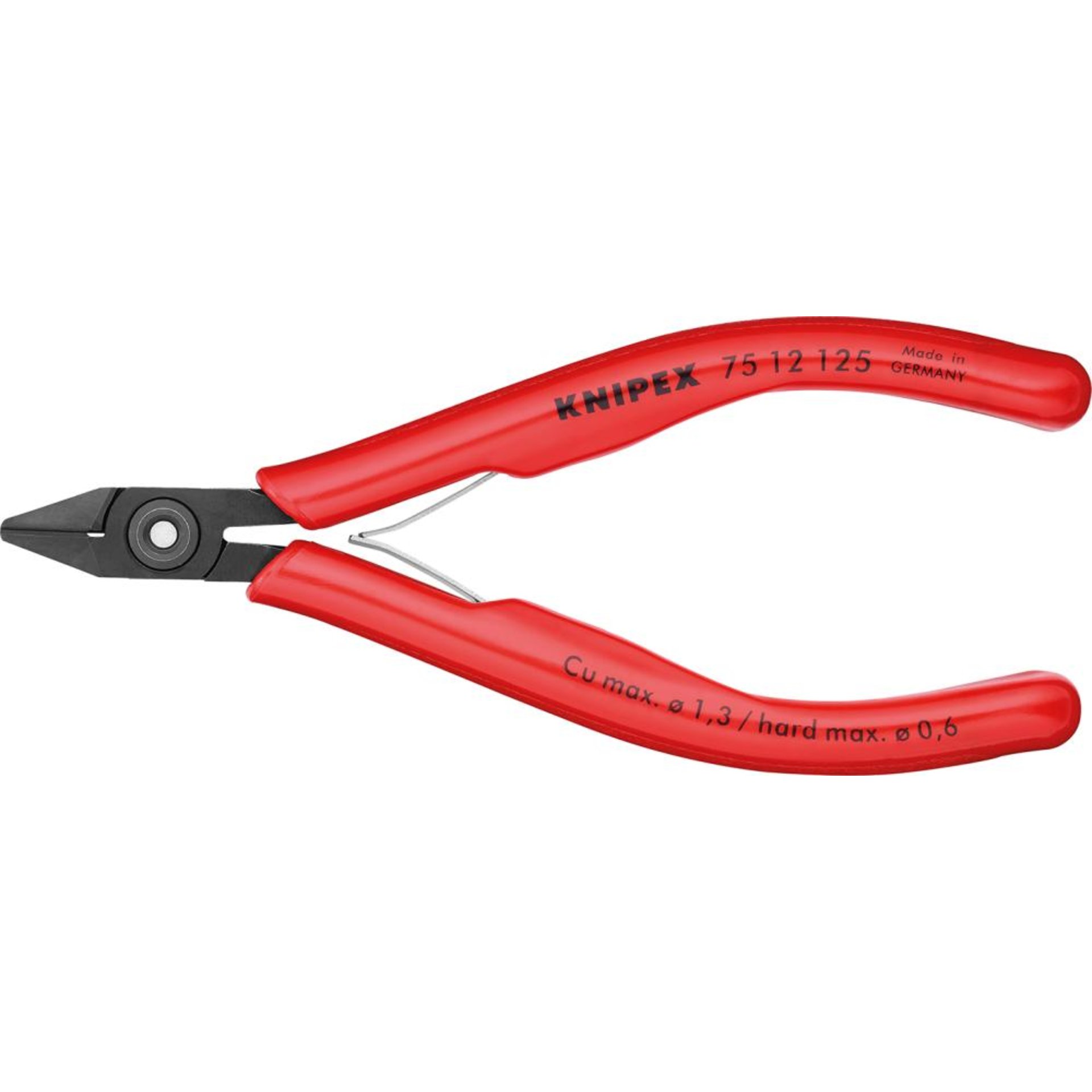 Seitenschneider Elektronik mit Drahtklemme 125mm KNIPEX