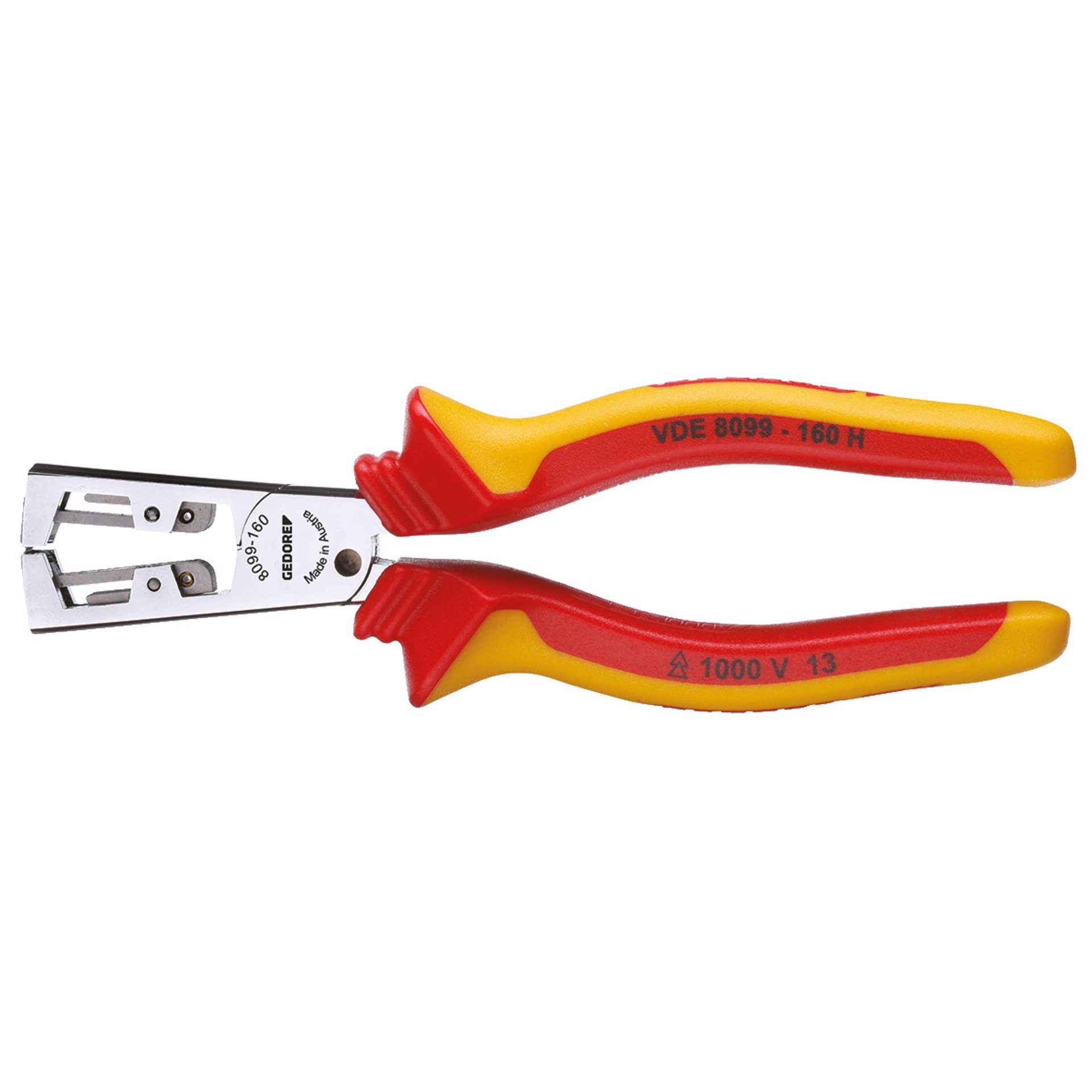 VDE 8099-160 H VDE-Abisolierzange STRIP-FIX mit Hüllenisolierung 160 mm