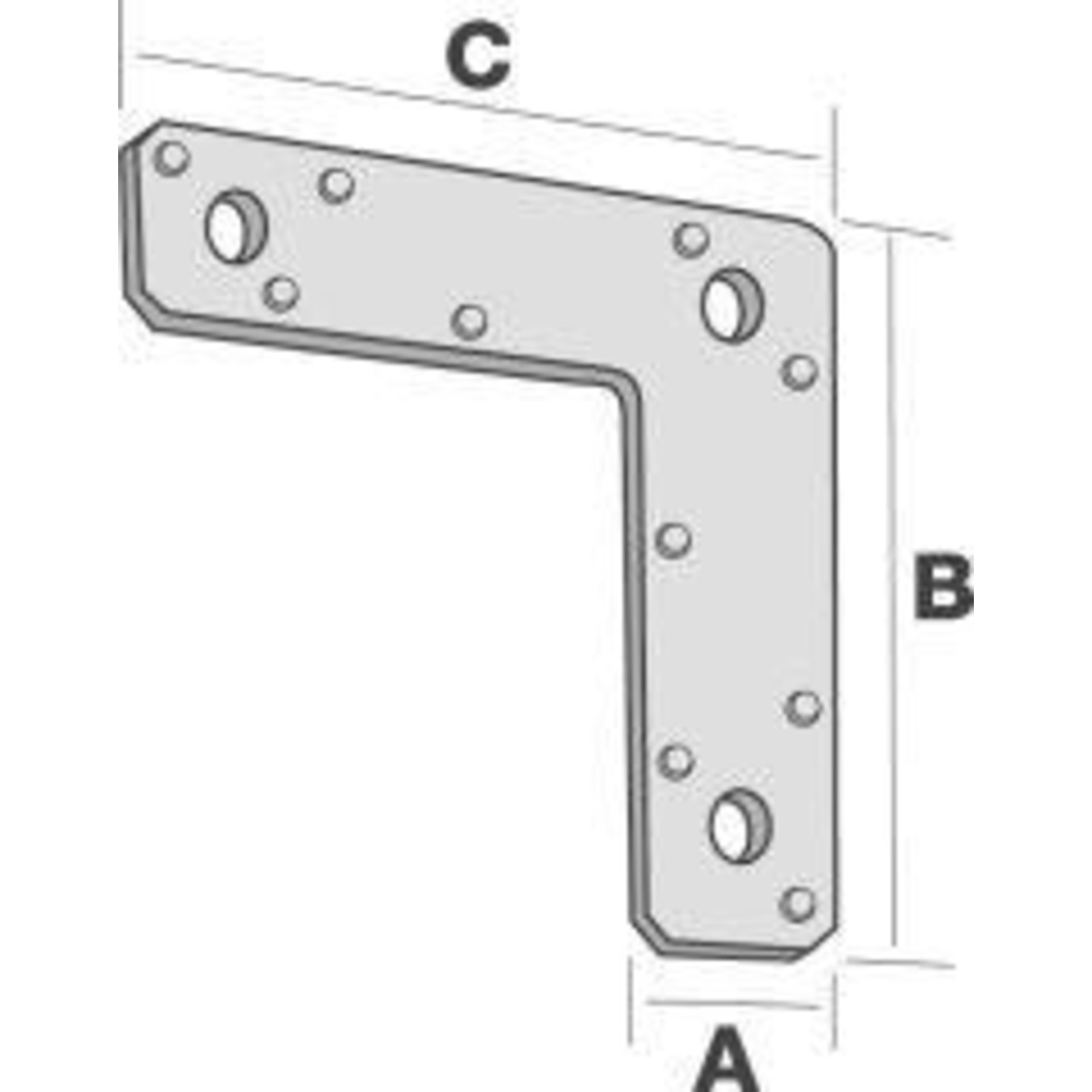 Flachwinkelverbinder L und T