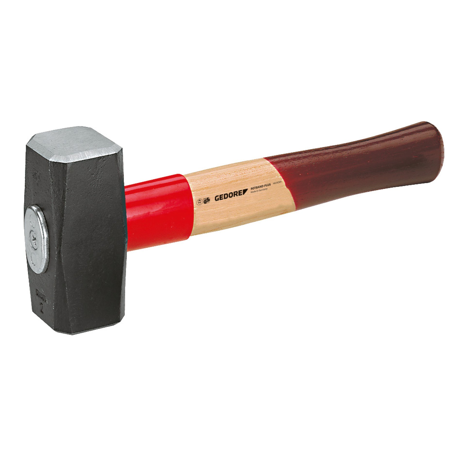 620 E-2000 Fäustel ROTBAND-PLUS mit Eschenstiel, 2000 g