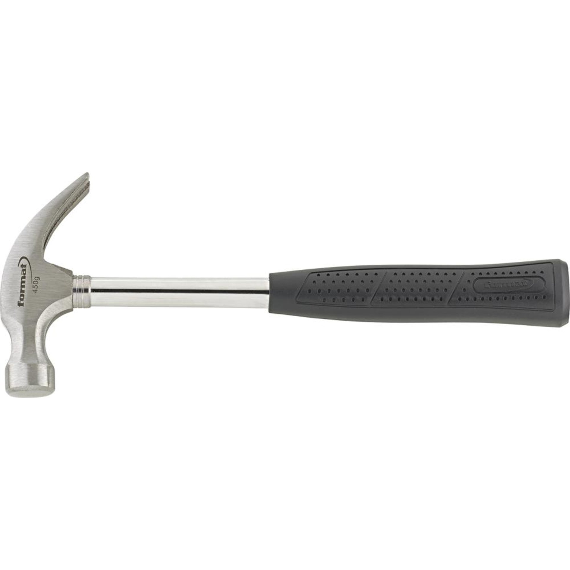 Klauenhammer mit Stahlrohrstiel 450g FORMAT