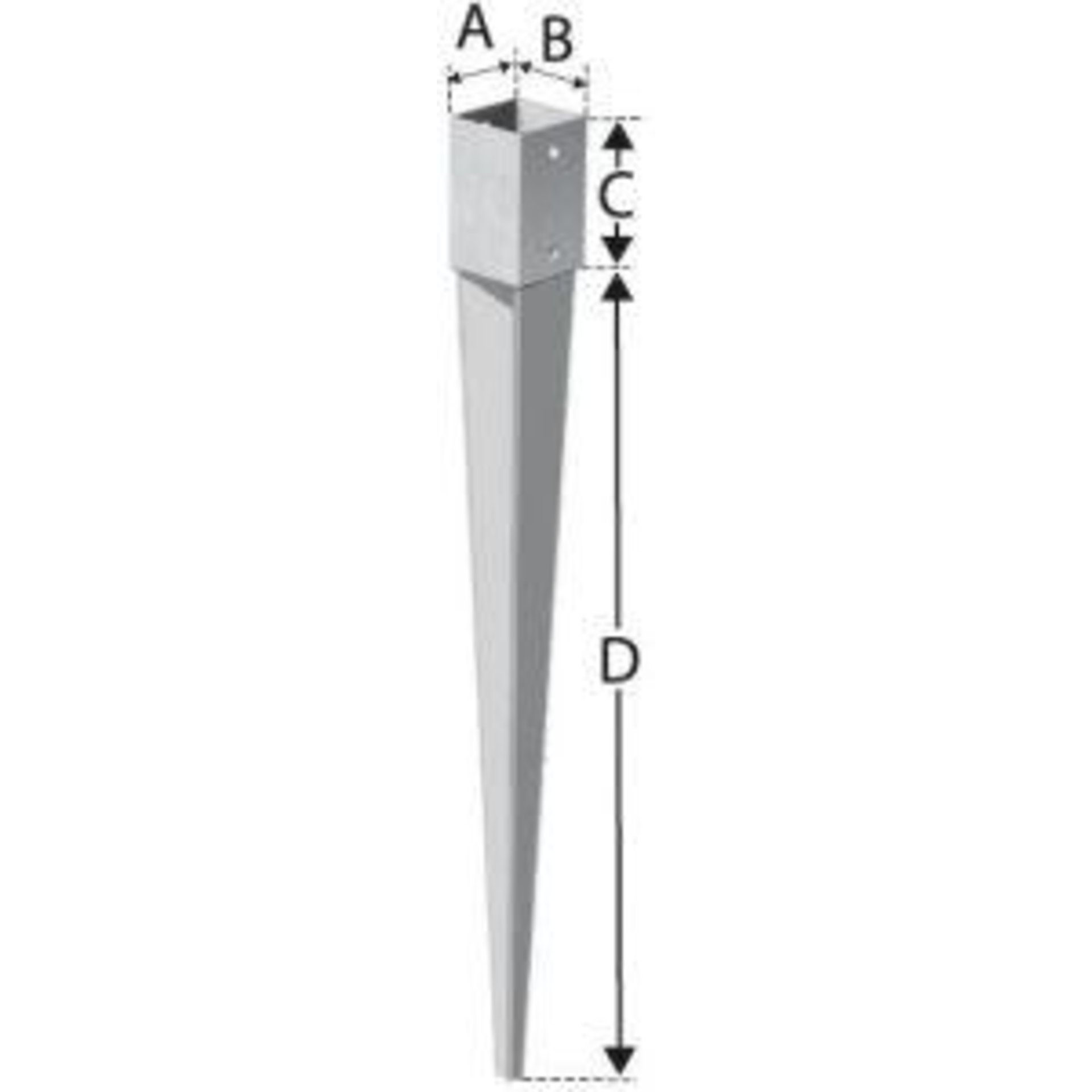 Pfostenhalter PPJET und PPJRE