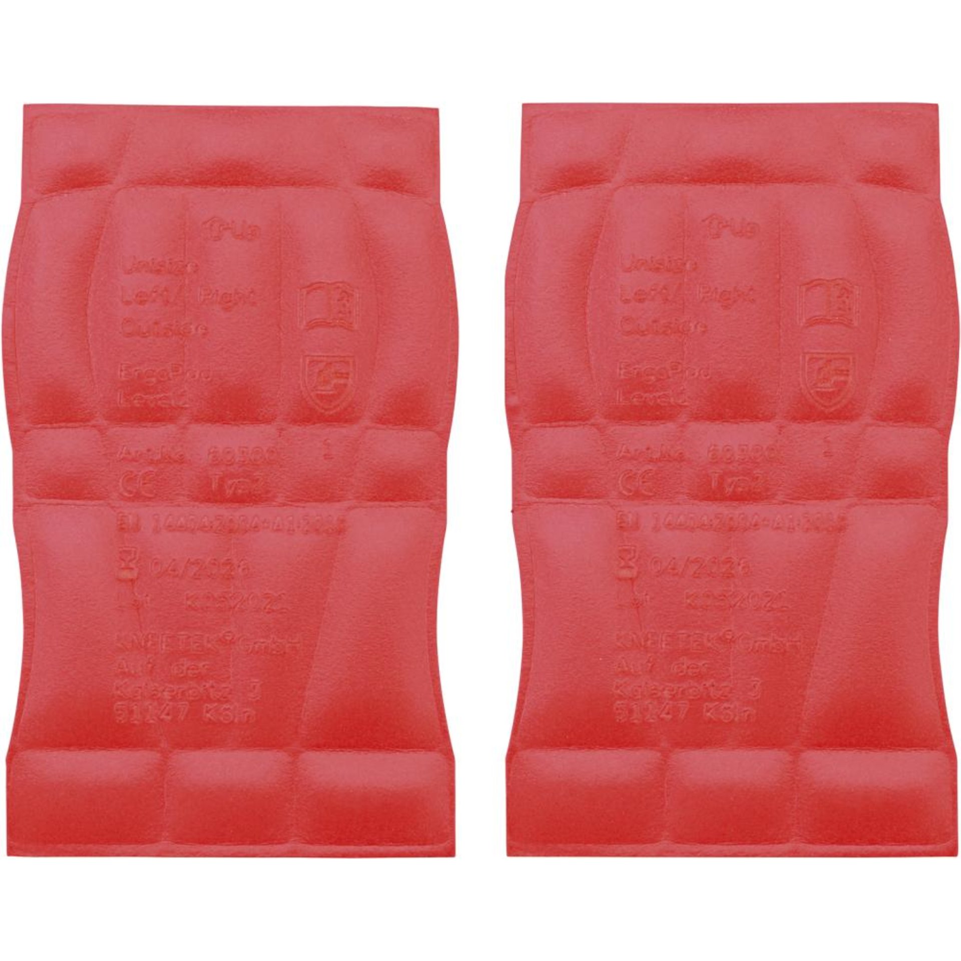 Kniepolster ErgoPad rot 1 Paar FORTIS