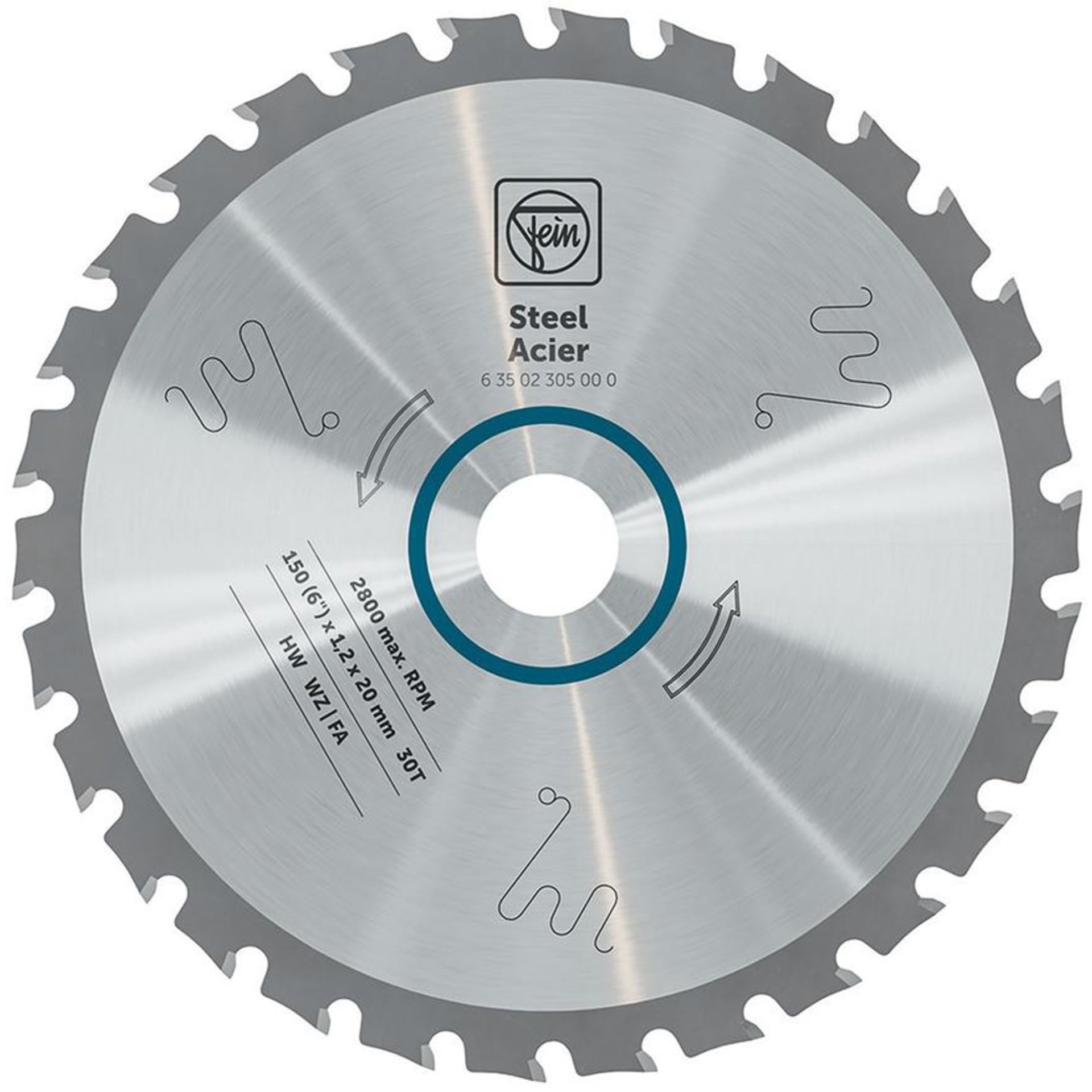 Sägeblatt Stahl D=150mm Zubehör zu Handkreissäge ohne Akku ohne Ladegerät L-Boxx