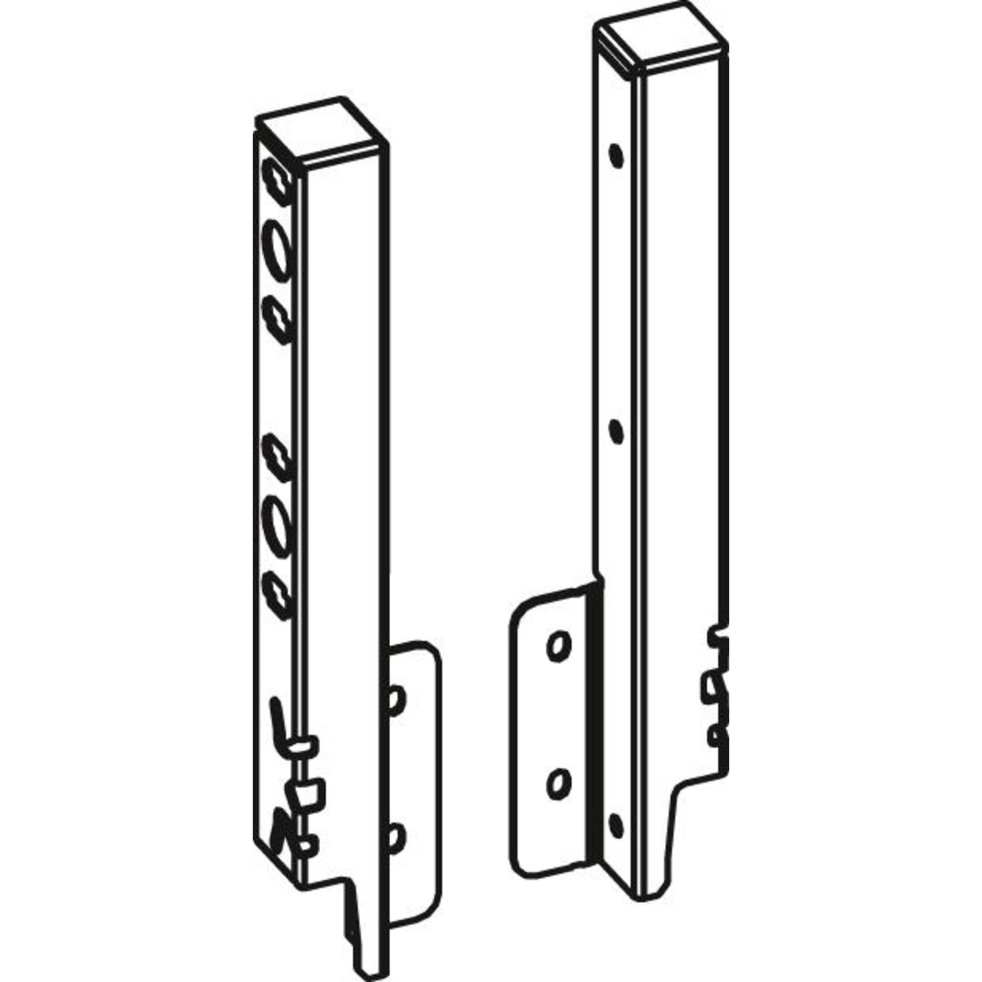 ArciTech Set Rückwandverbinder, Höhe 218 mm