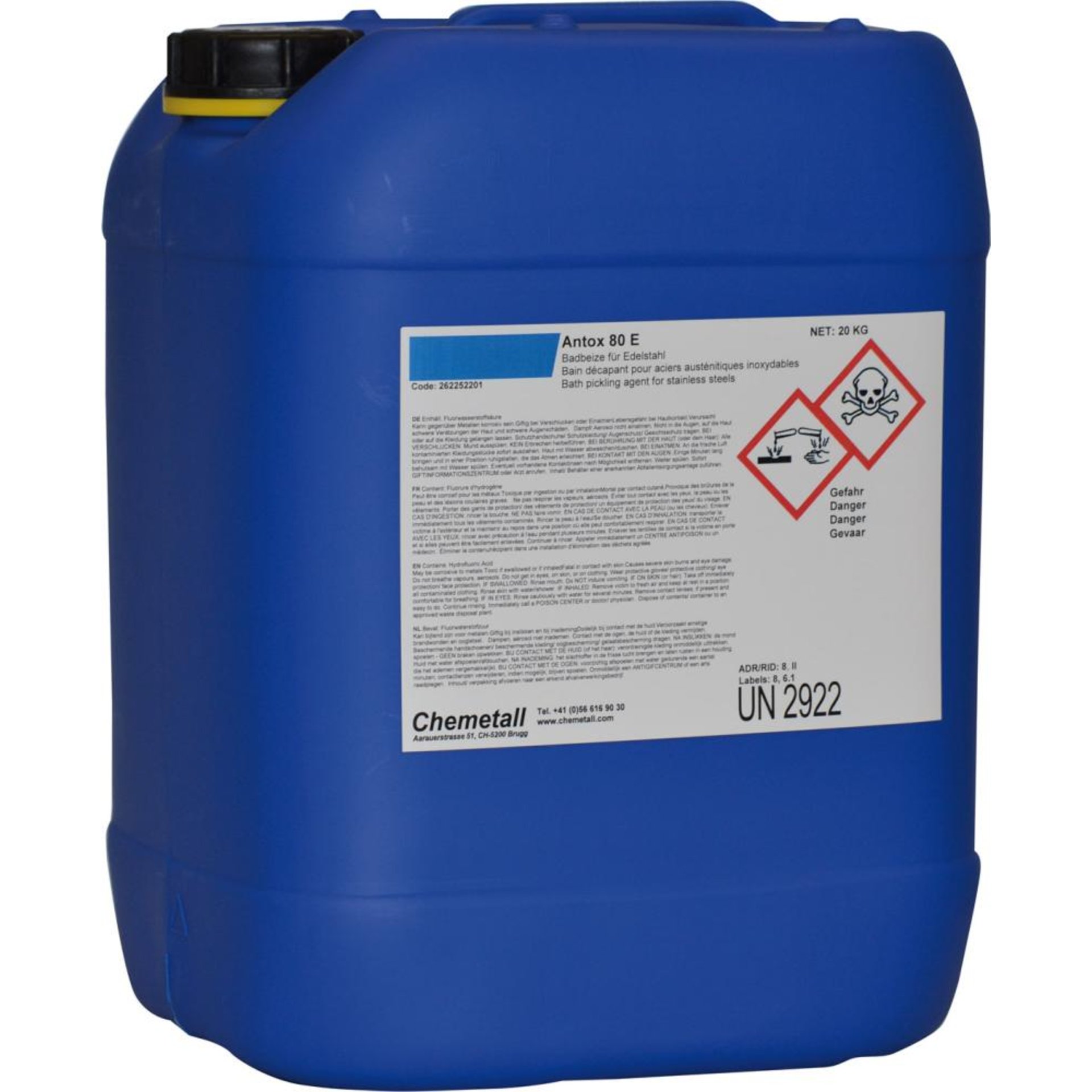 Badbeize 80E 20kg Antox