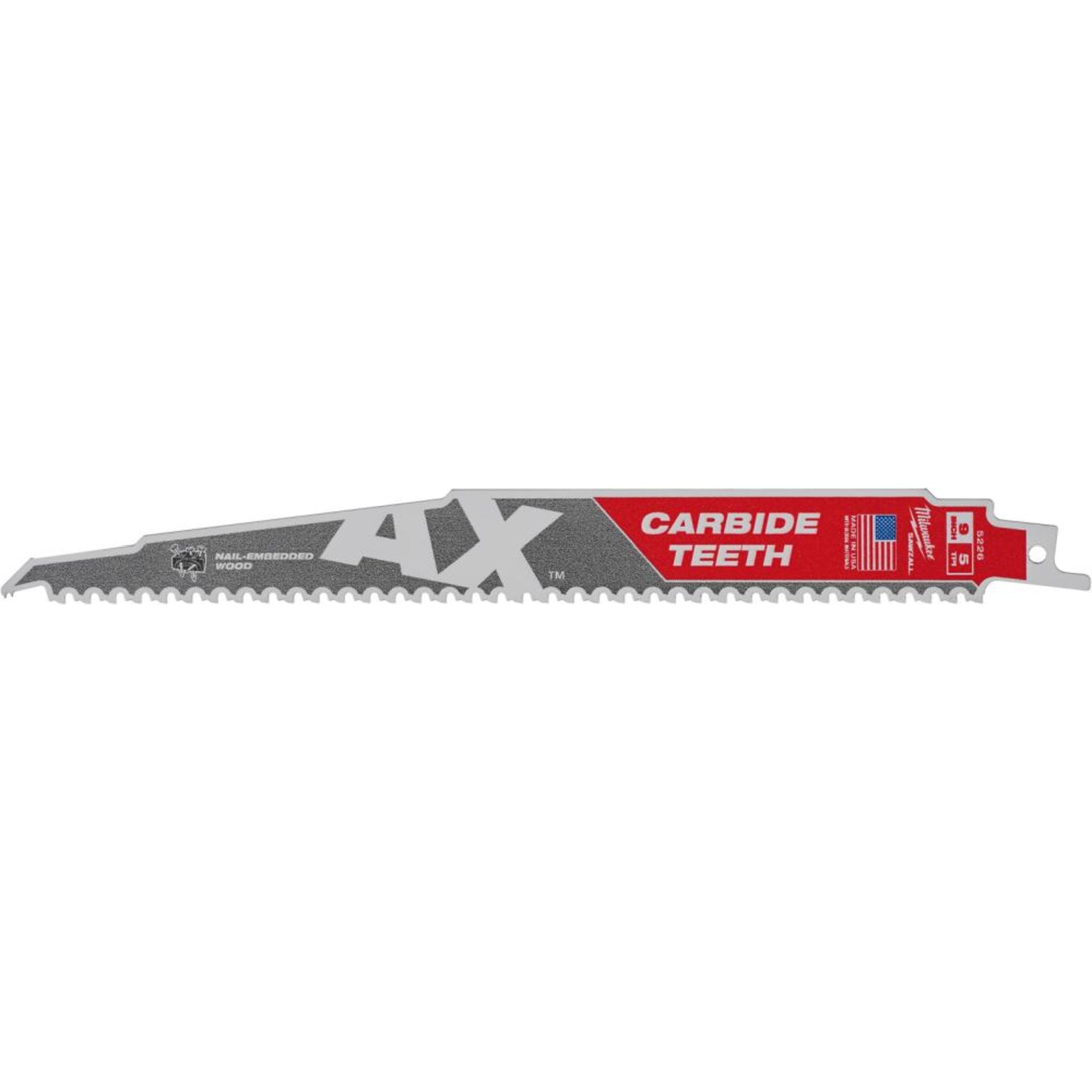 Säbelsägebl Demontage a1 THE AX HM 230x5mm Milw VE à 1 Stück Demontage, HM-bestückt