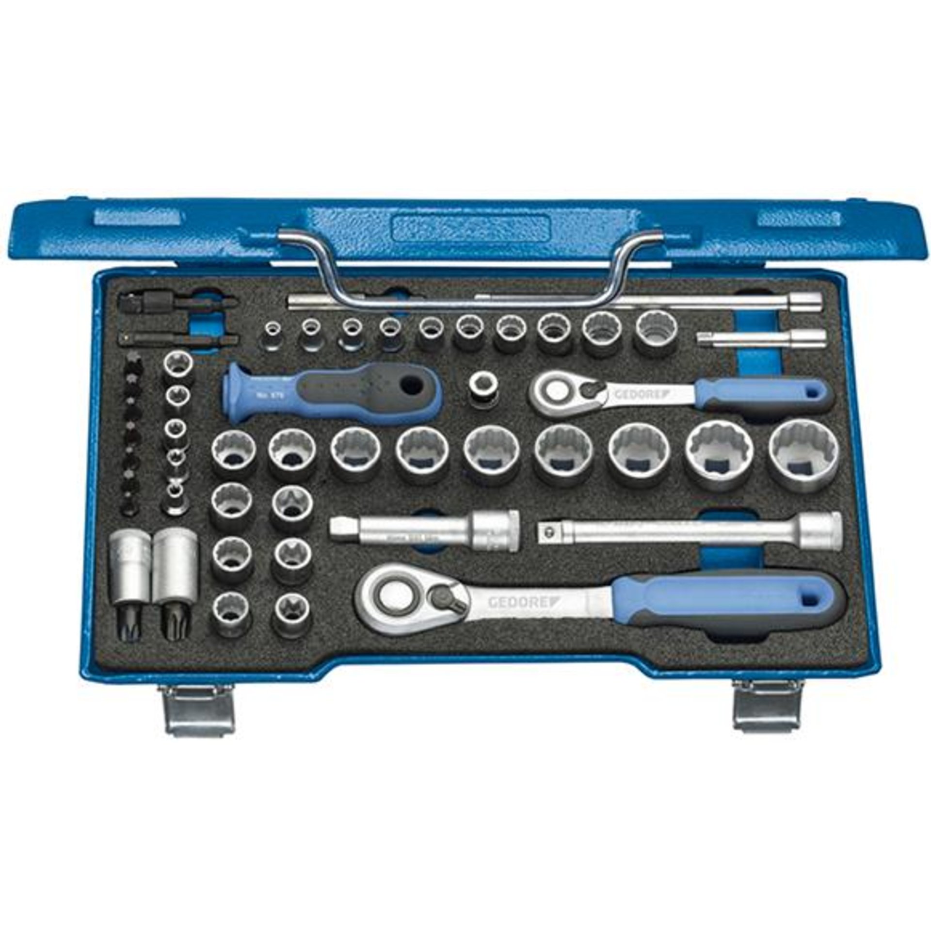 Steckschlüssel-Garnitur 1/4"+3/8" D30 TX20U-20 50-teilig Gedore