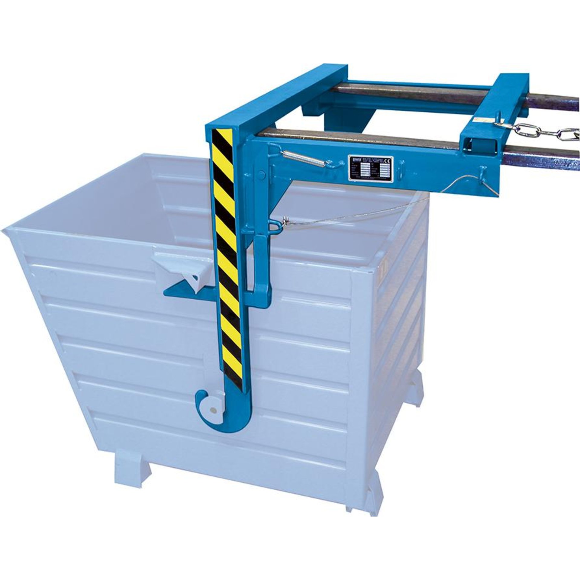 Stapler-Traverse RAL5012 für Stapelkipper 900 l