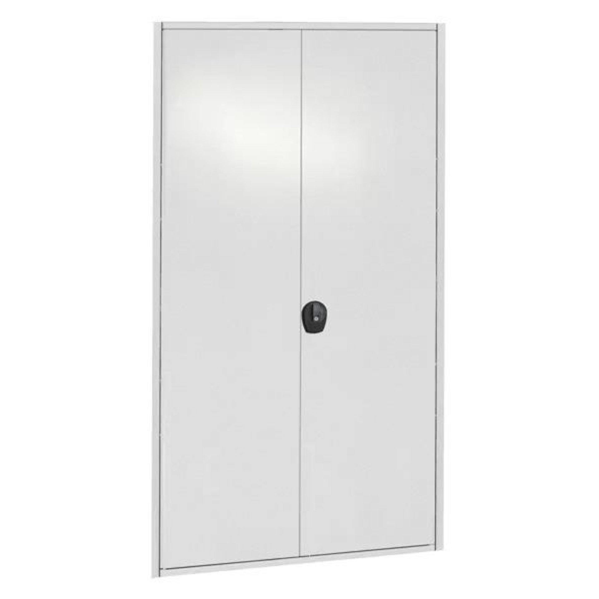 Flügeltür B1000xH1000 mm RAL 7035 verschiedenschließend