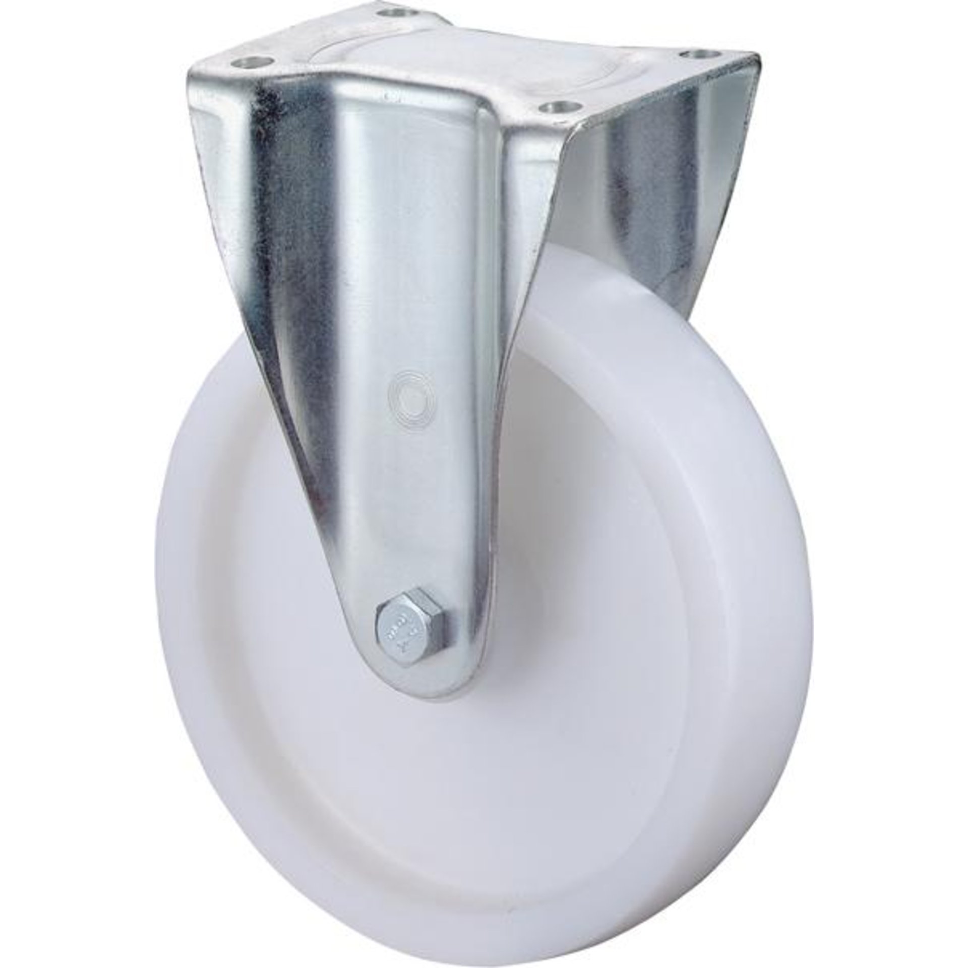 Bockrolle 150mm N110.B10 Platte,Kst.weiß,RL N110.B10.151 BS ROLLEN