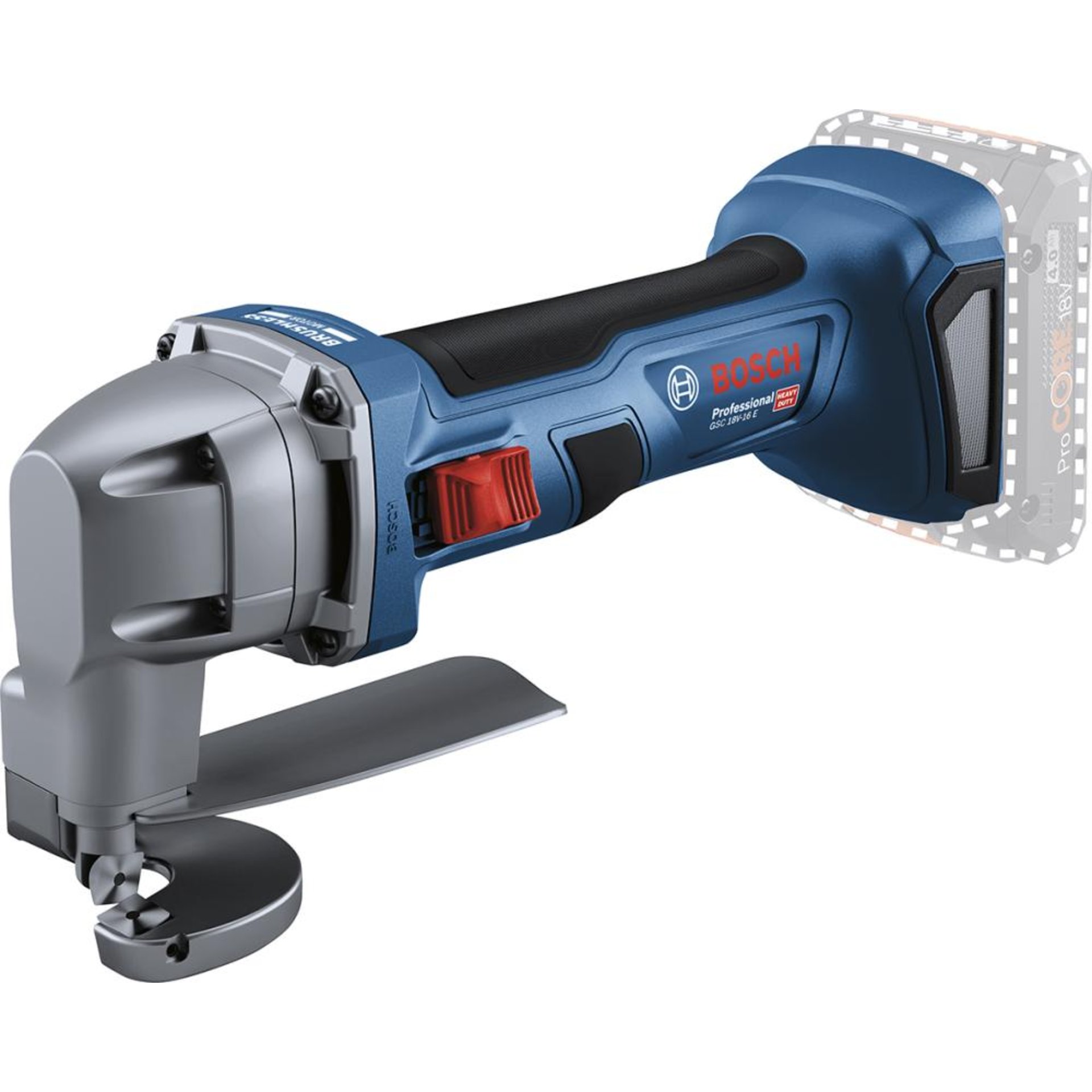 Akku-Schere solo GSC 18V-16 E Bosch ohne Akku ohne Ladegerät Karton