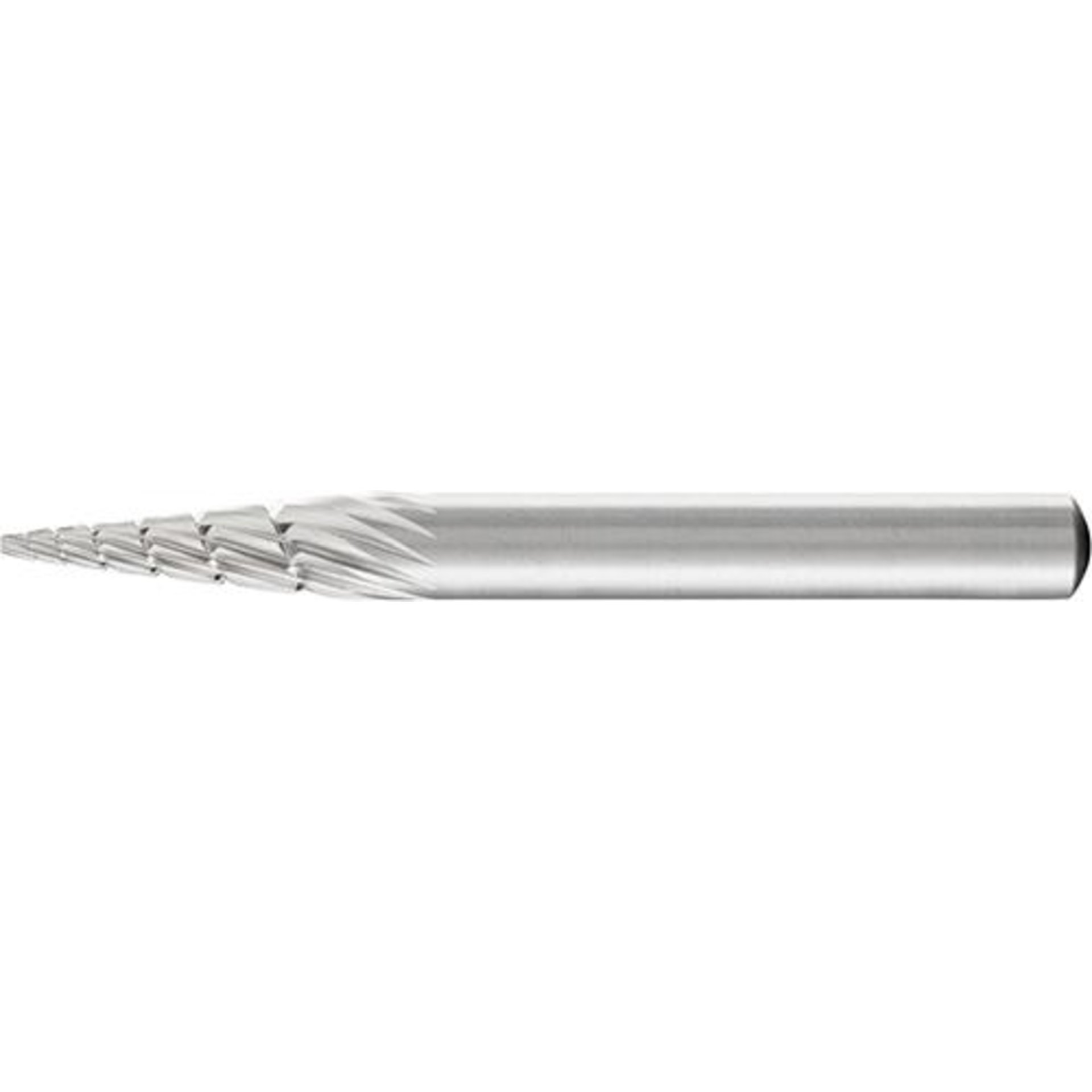 HSS-Frässtift (Rotorfräser) Schaft-Ø 6 mm, Spitzkegelform G, Zahnung 3