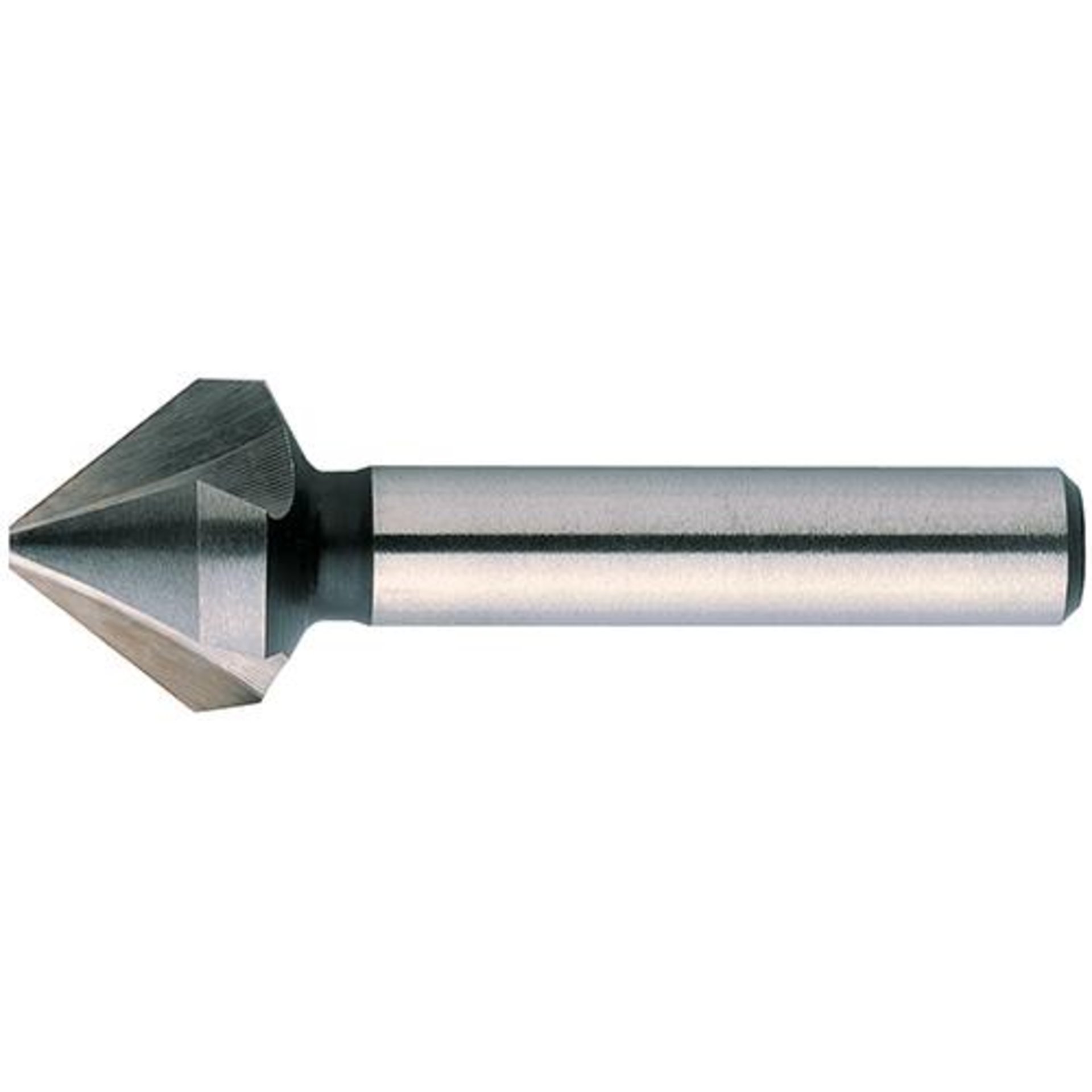 Kegel- und Entgratsenker 75° mit zyl. Schaft