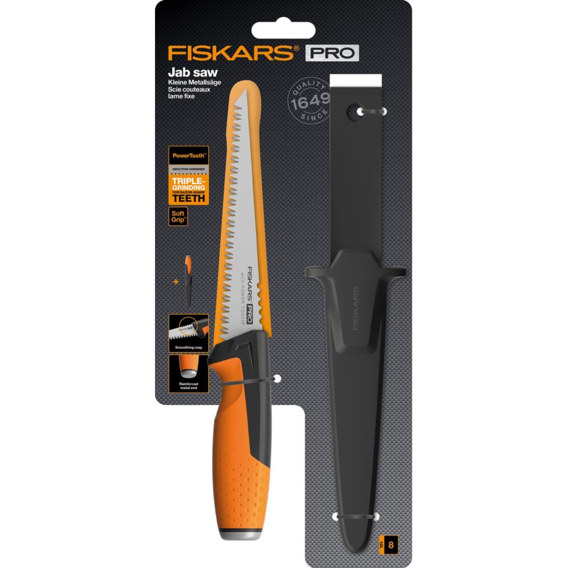 Kleine Metallsäge 15 cm 8 TPI Power Tooth