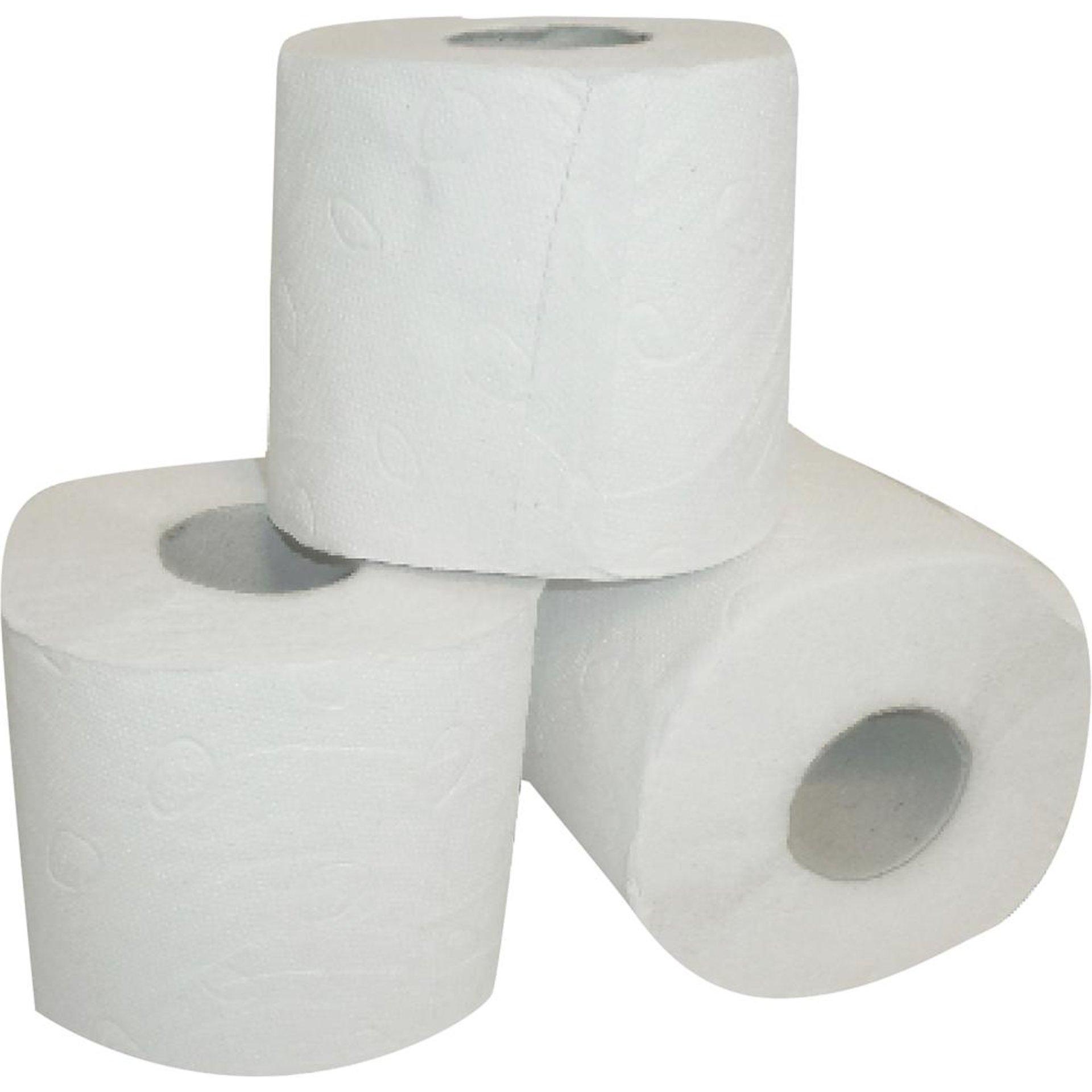 Toilettenpapier 2-lagig, altweiß 250 Blatt/Rolle