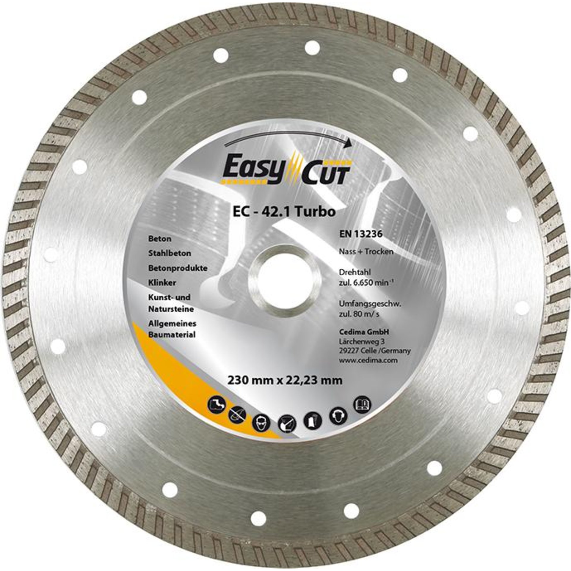 Diamant-Trennscheibe EC-42.1 Turbo