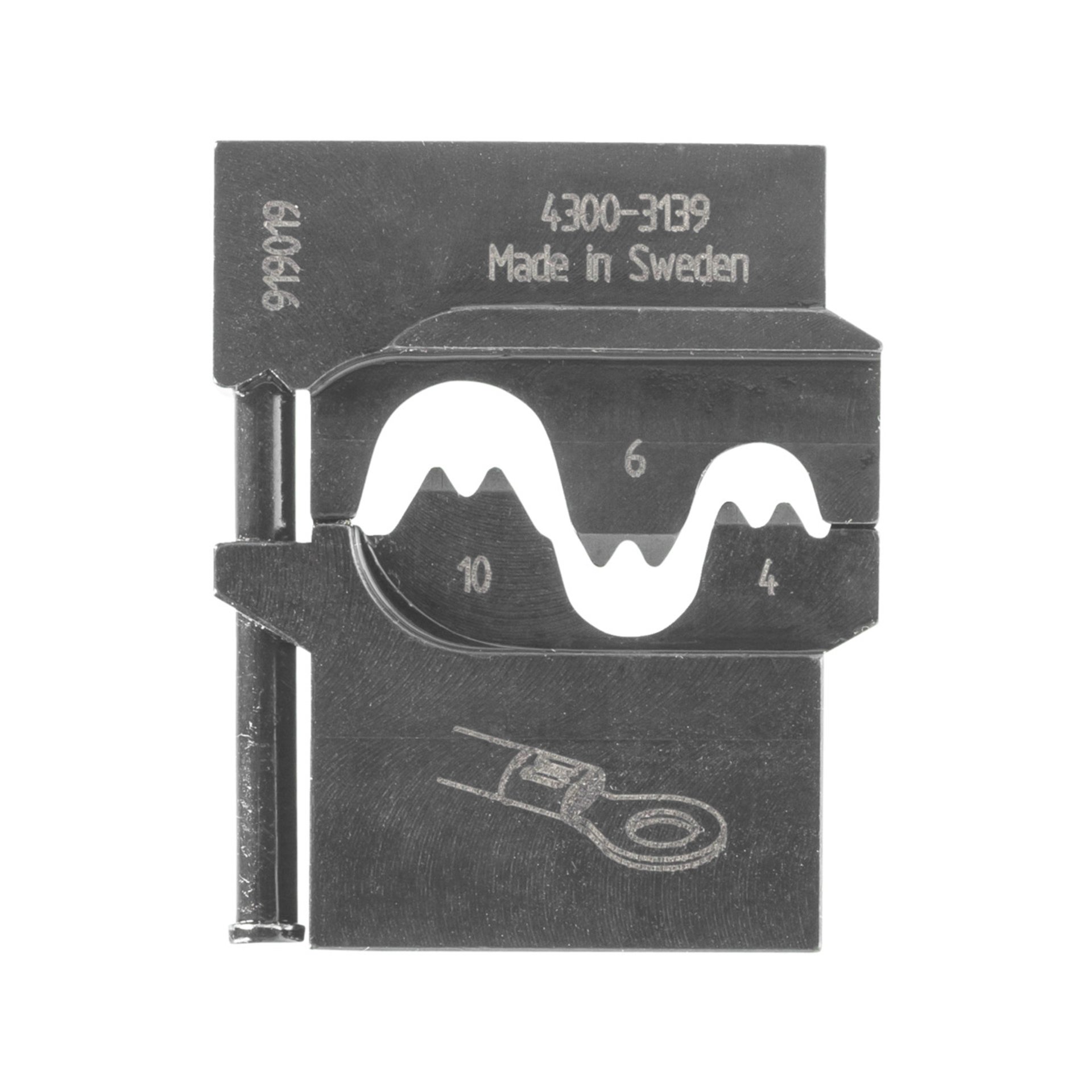 8140-03 Modul-Einsatz für unisolierte Kabelschuhe 4/6/10
