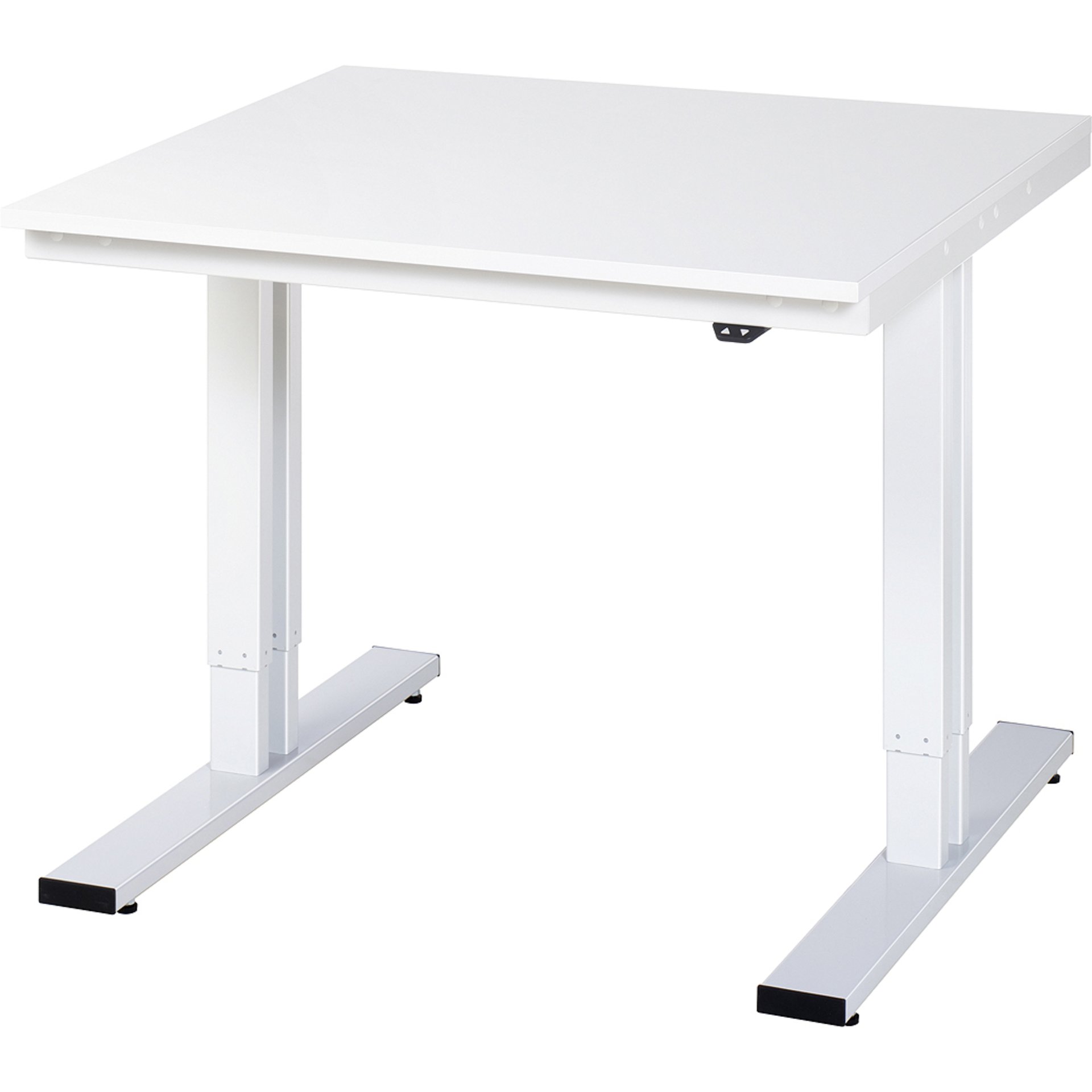 Werktisch elektrisch höhenverstellbar, B1000xT1000xH720-1120mm, M-Platte-22 mm