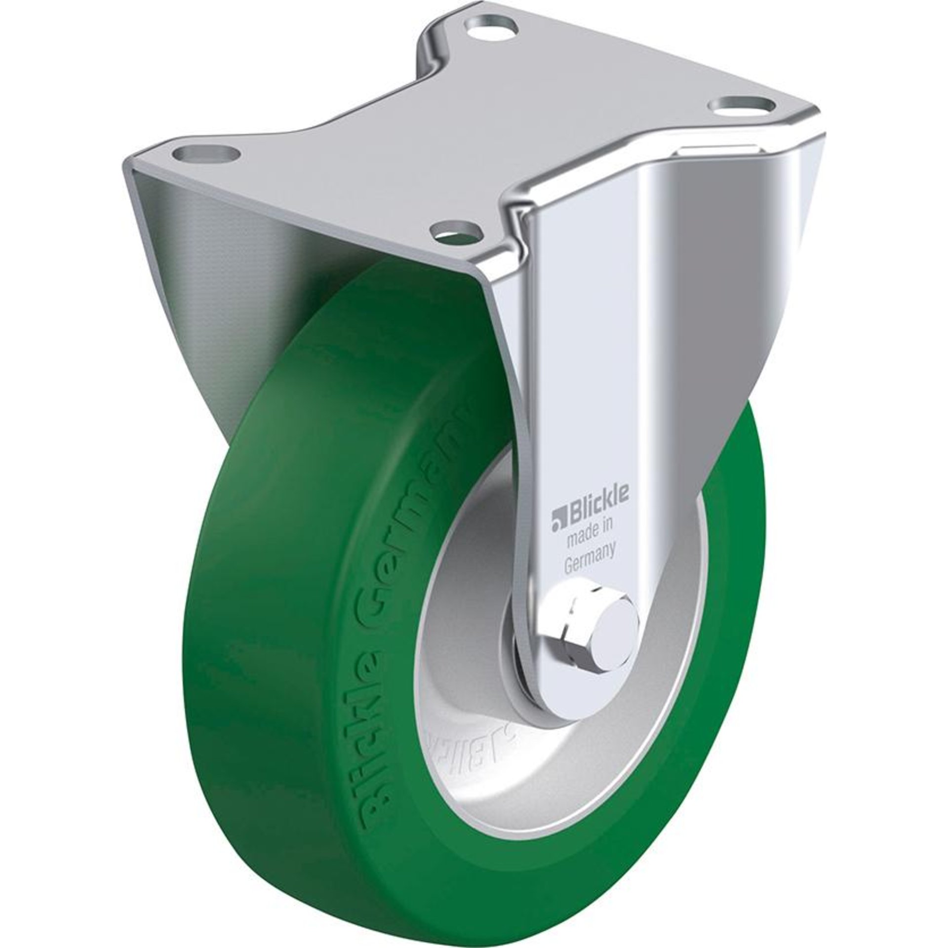 Bockrolle Rad-D125mm Polyurethan B-ALST 125K