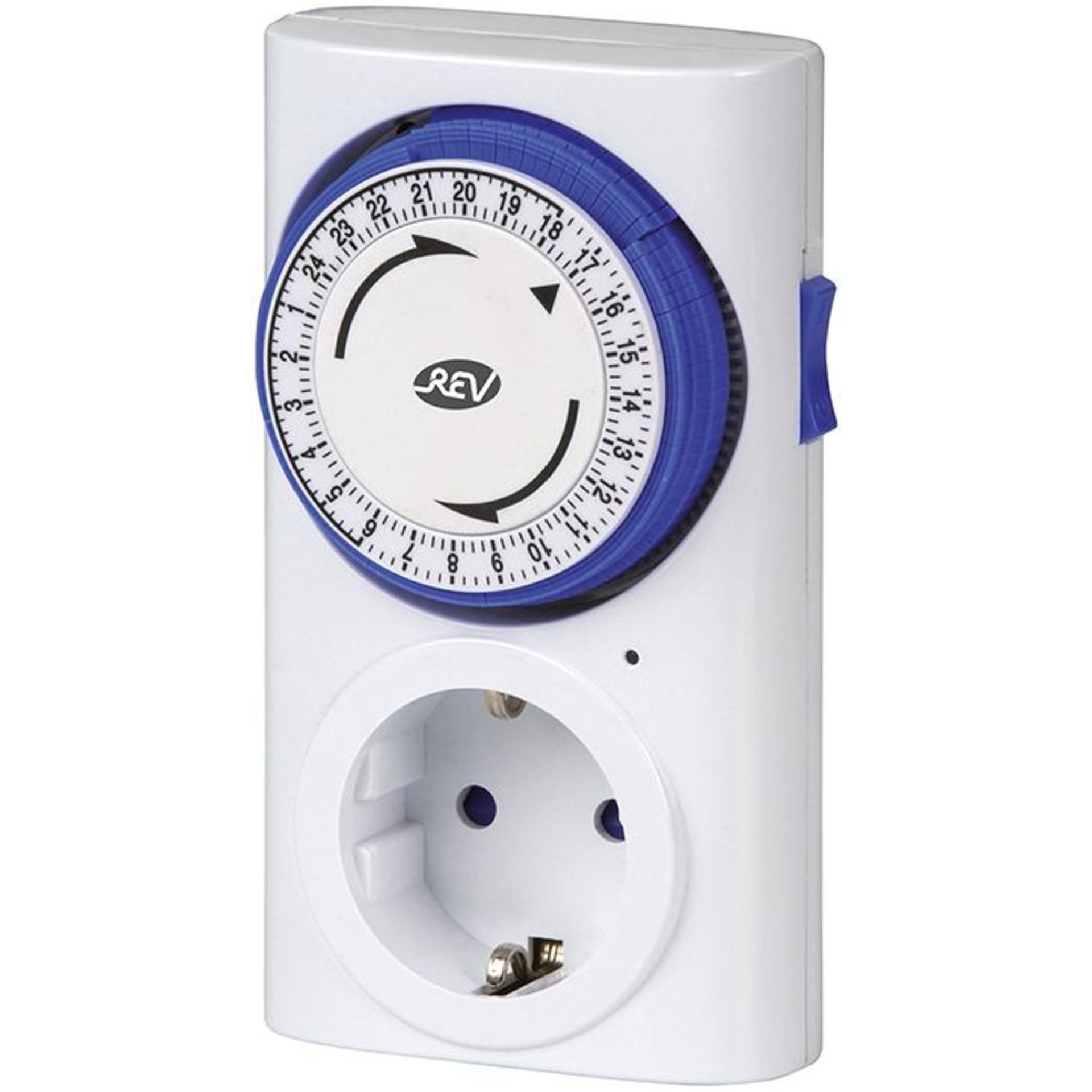 Zeitschaltuhr mechanisch Tag weiss REV REV