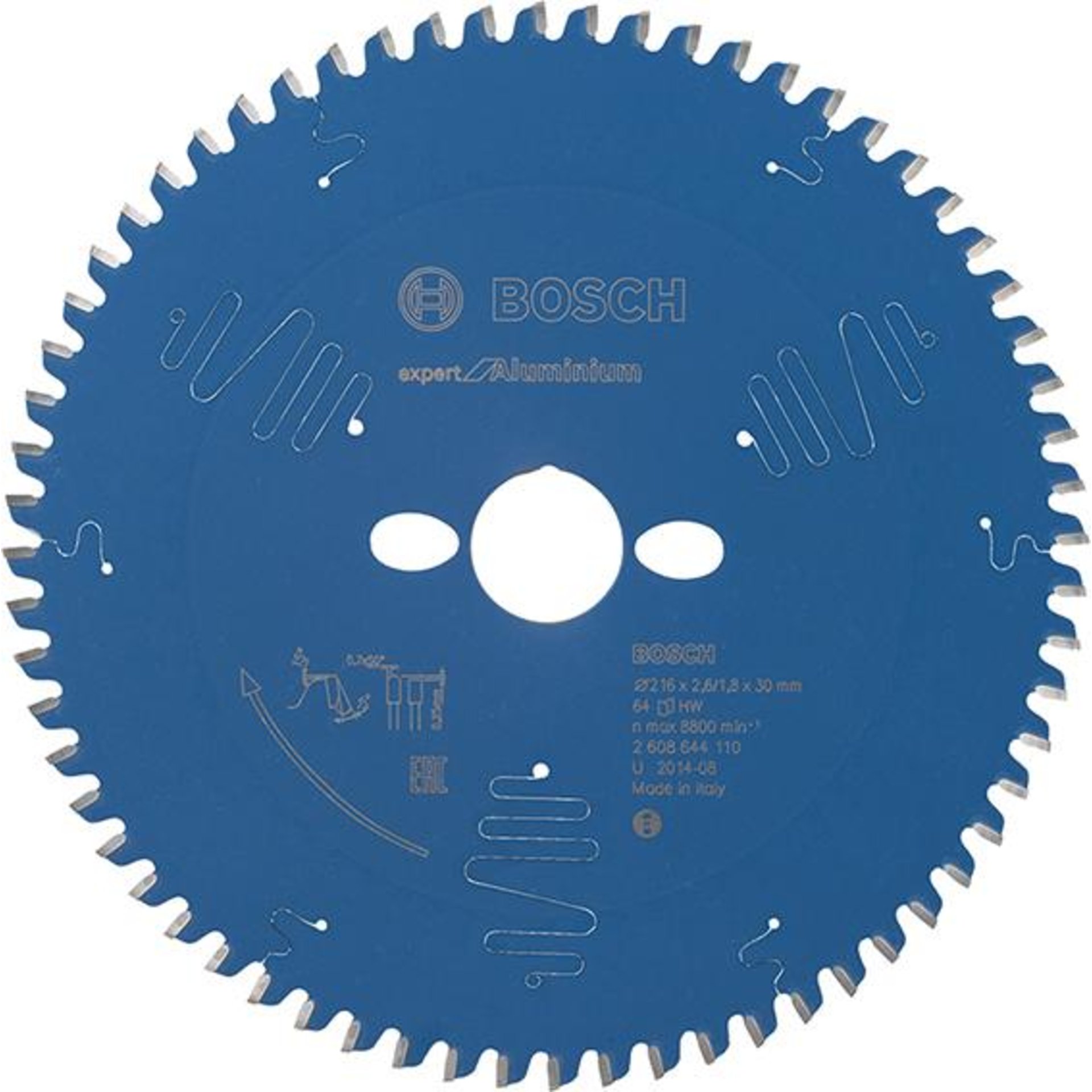 HM-Kreissägeblatt 216x2,6/1,8x30 64Z Bosch VE à 1 Stück Expert for Aluminium