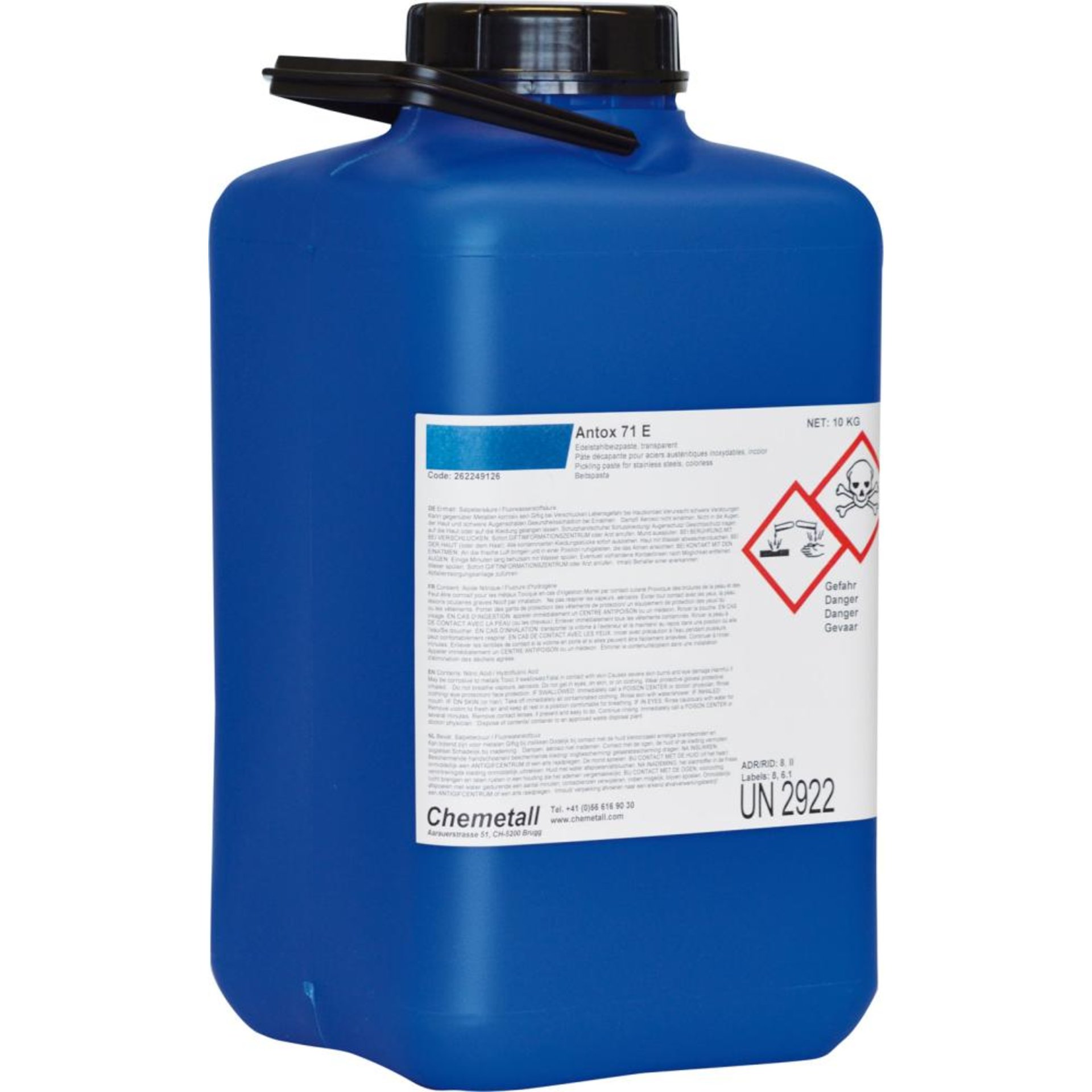 Edelstahlbeizpaste 71E 10 kg Antox