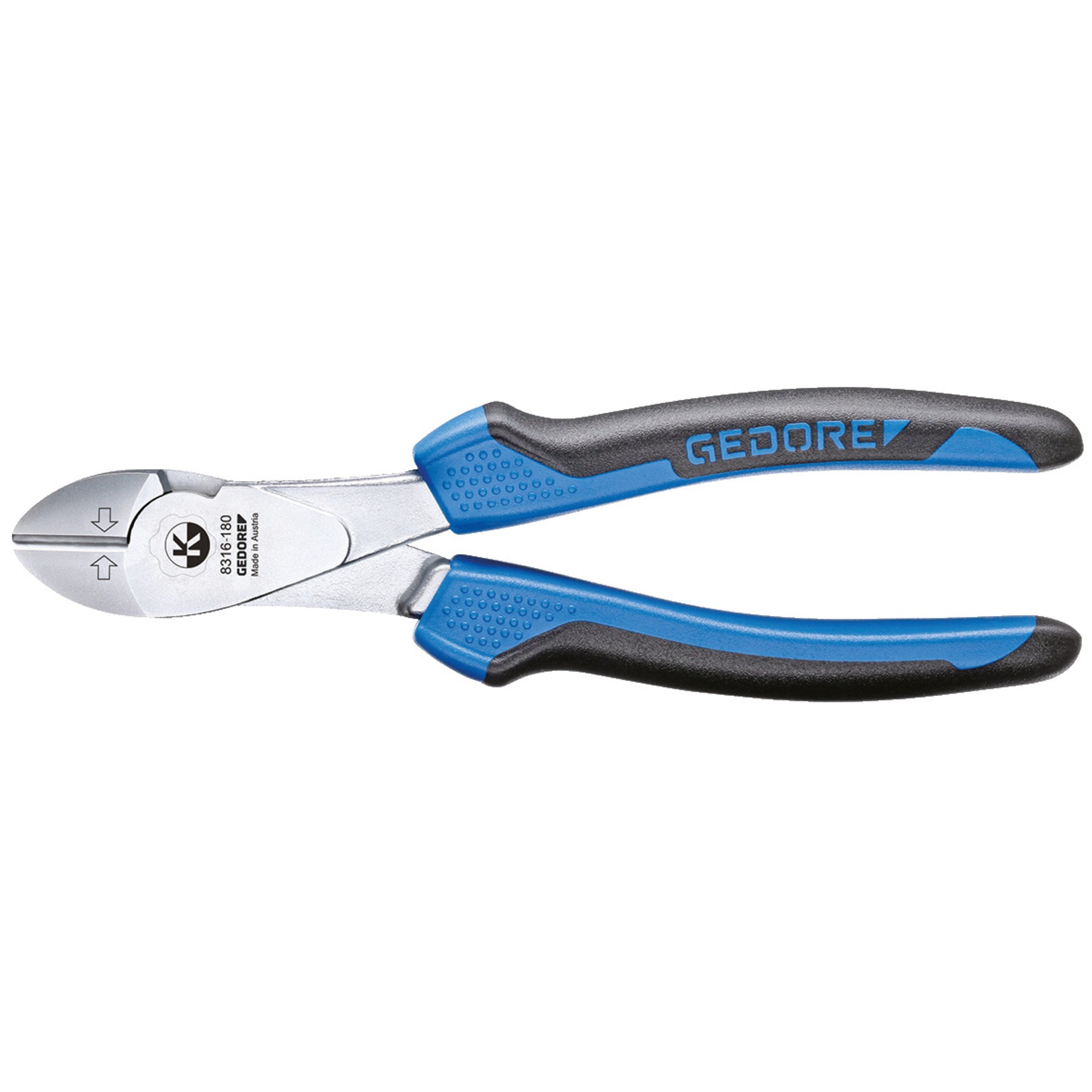 8316-180 JC Kraft-Seitenschneider 180 mm 2K-Griff
