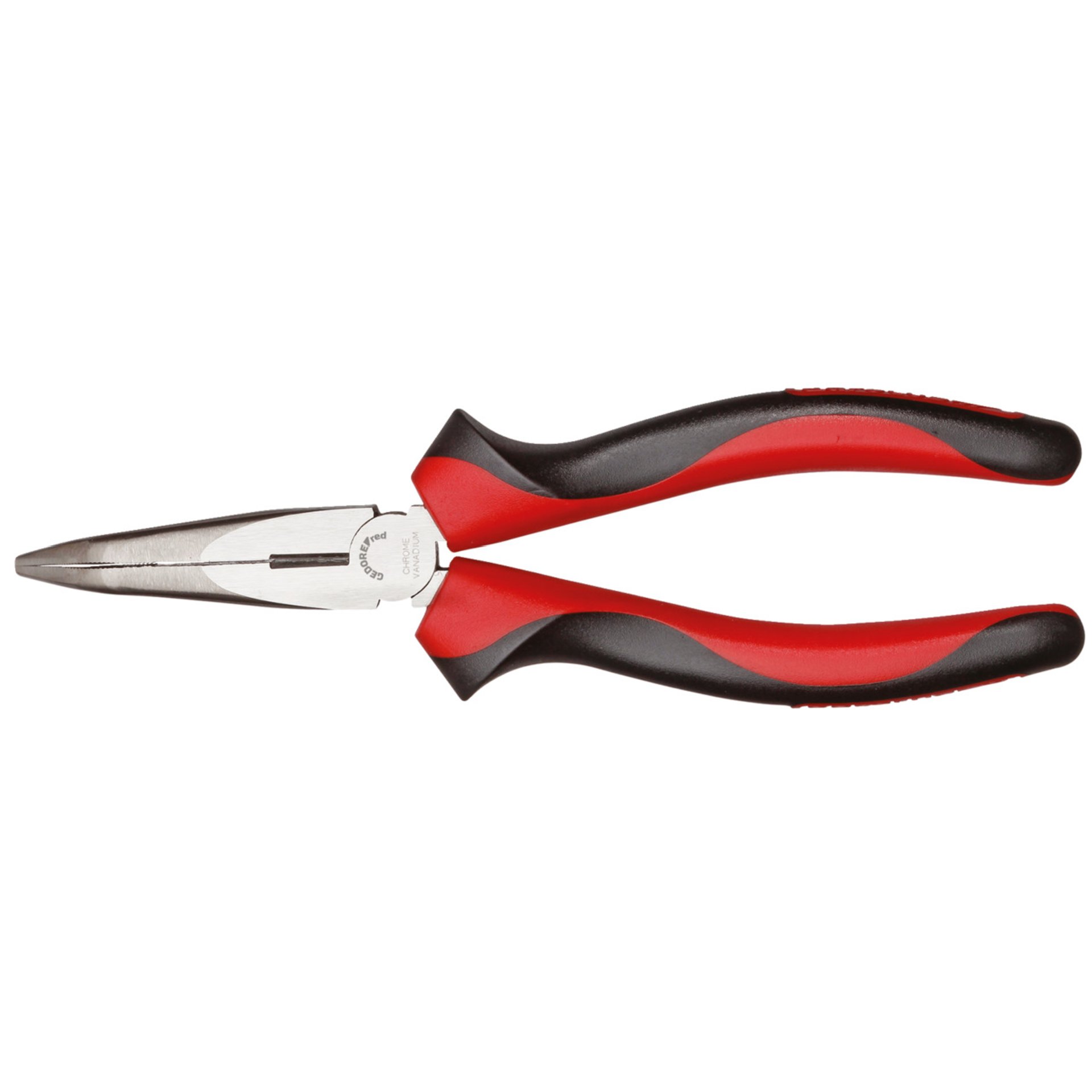 R28512160 Flachrundzange gewinkelt 45° 160 mm 2K-Griff