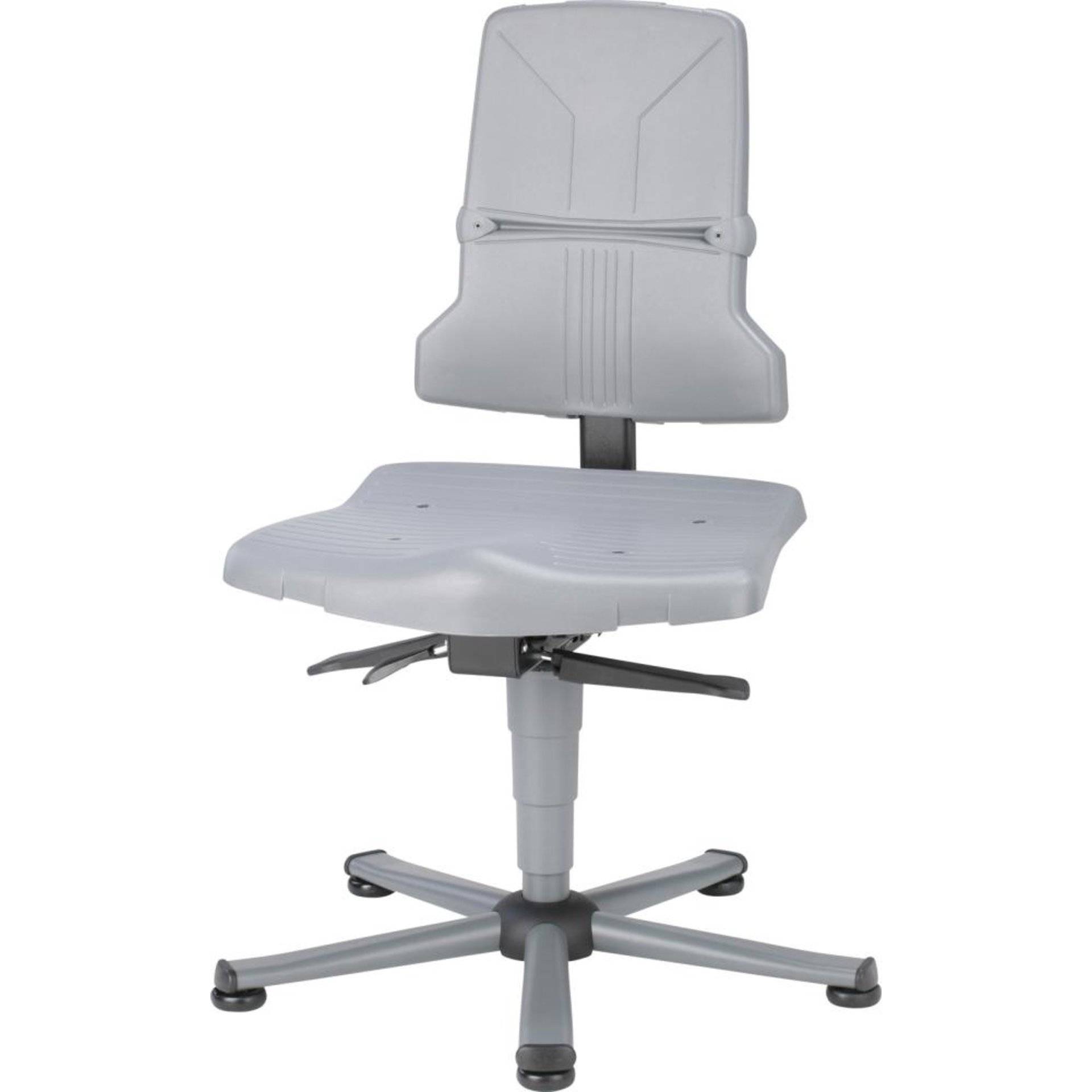 Bimos Arbeitsstuhl 9810-1000 Sintec 1 grau Sitzhöhe 430-580 mm mit Gleiter