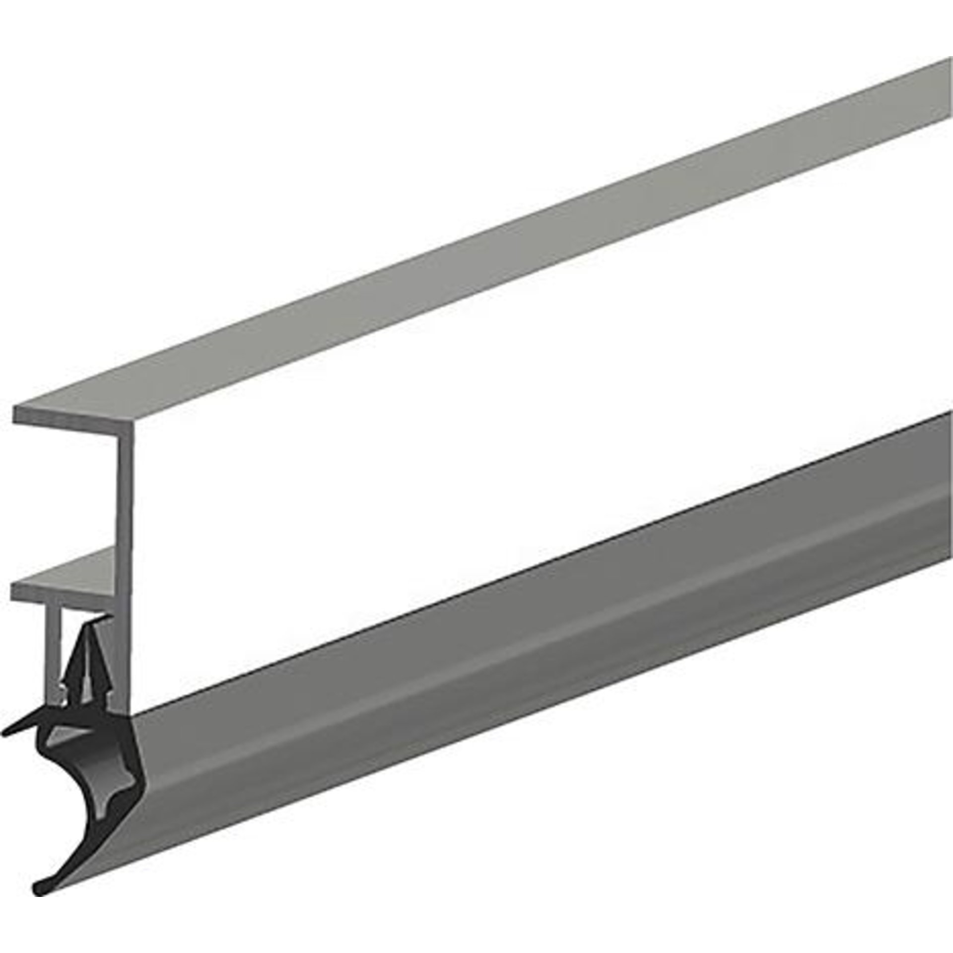 Abdichtungsschiene ARP Plus z. schrauben Alu silber, H21 x L2300