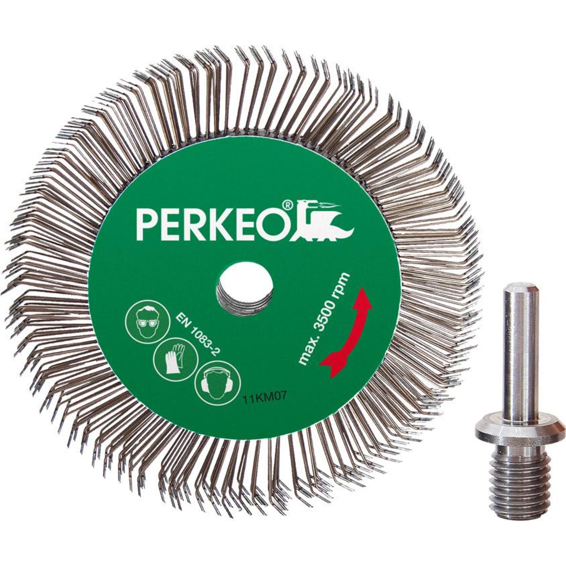 Stahl-Rundbürste D.100mm m. M14 Aufnahme TWISTER