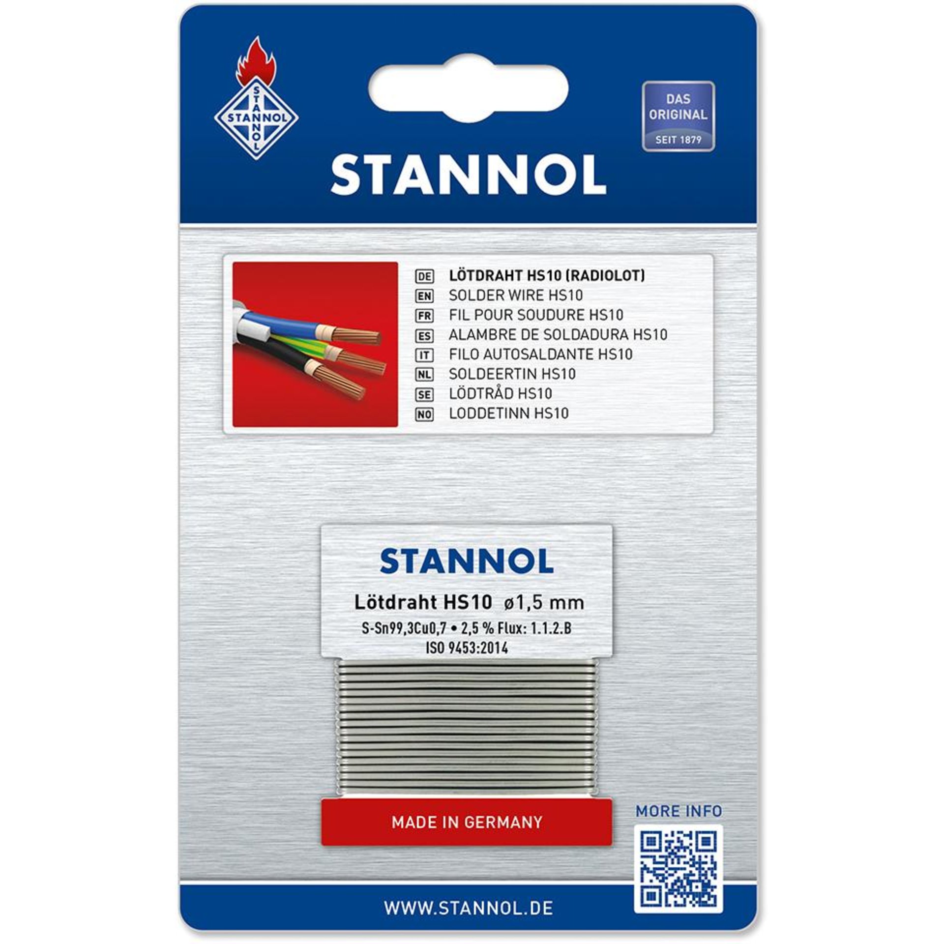 Radiolot Nr. 940037 SB 1 m Stannol