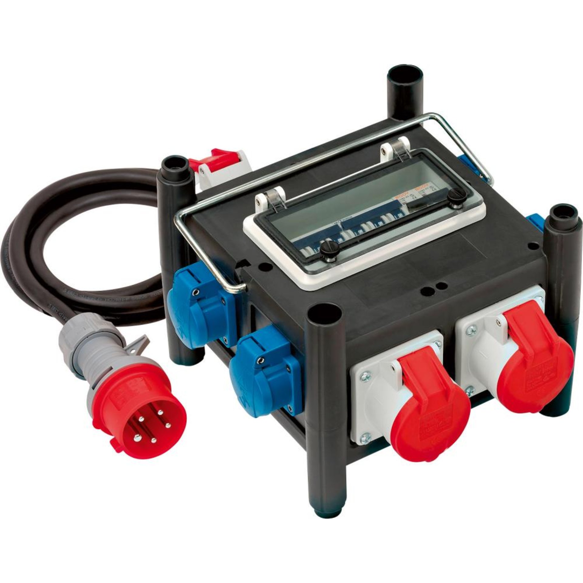 Kleinstromverteiler 32A H07RN-F5G4 2m CEE 3xCEE 400V + 4x230V Brennenstuhl