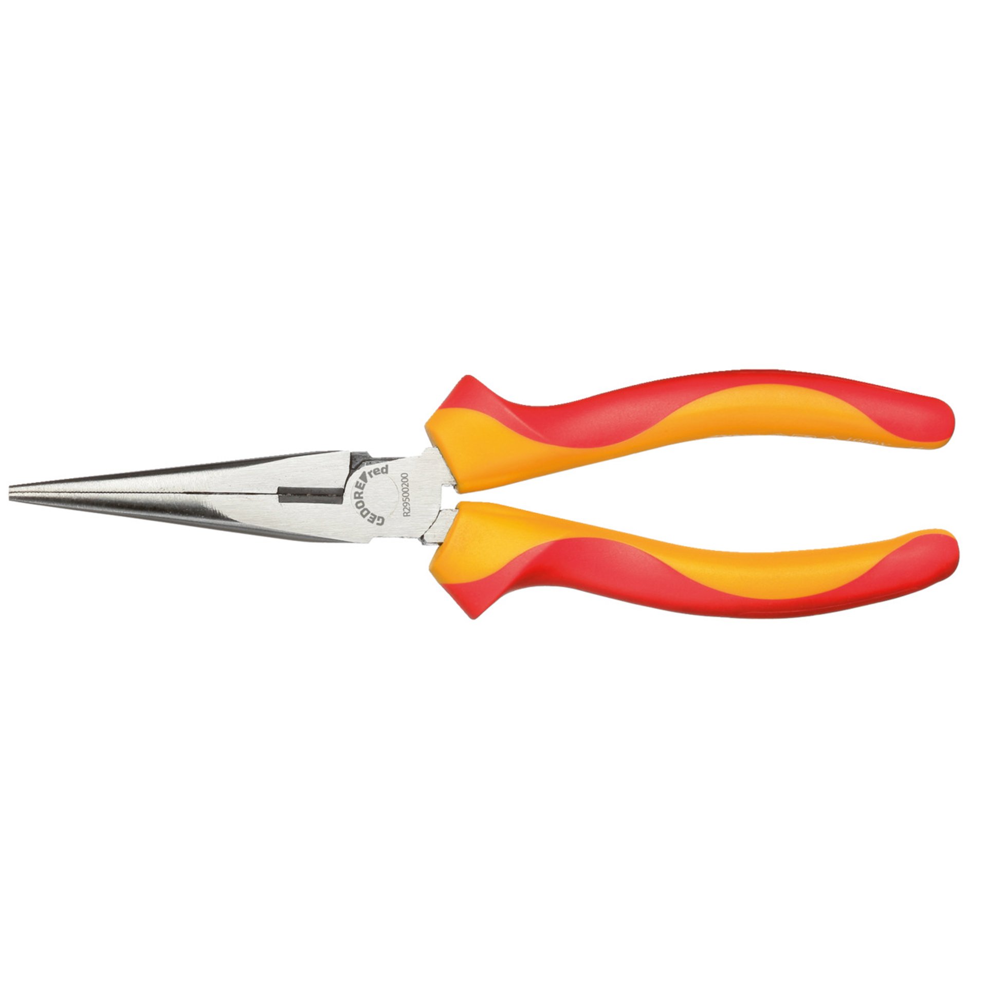 R29500200 VDE-Flachrundzange 200mm 2K-Griff